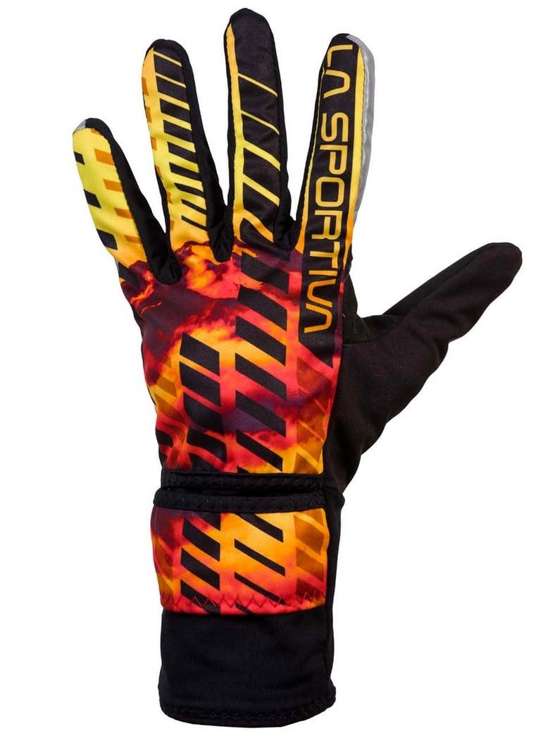 La Sportiva Laufhandschuhe Winter Running Evo Gloves schwarz/gelb Herren