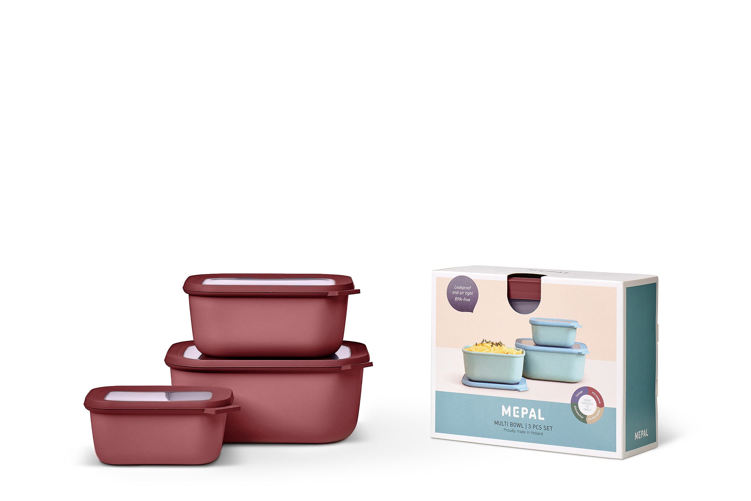 Mepal Aufbewahrungsbox Mepal Cirqula 5.25 l Mikrowellengeschir - Vivid mauve