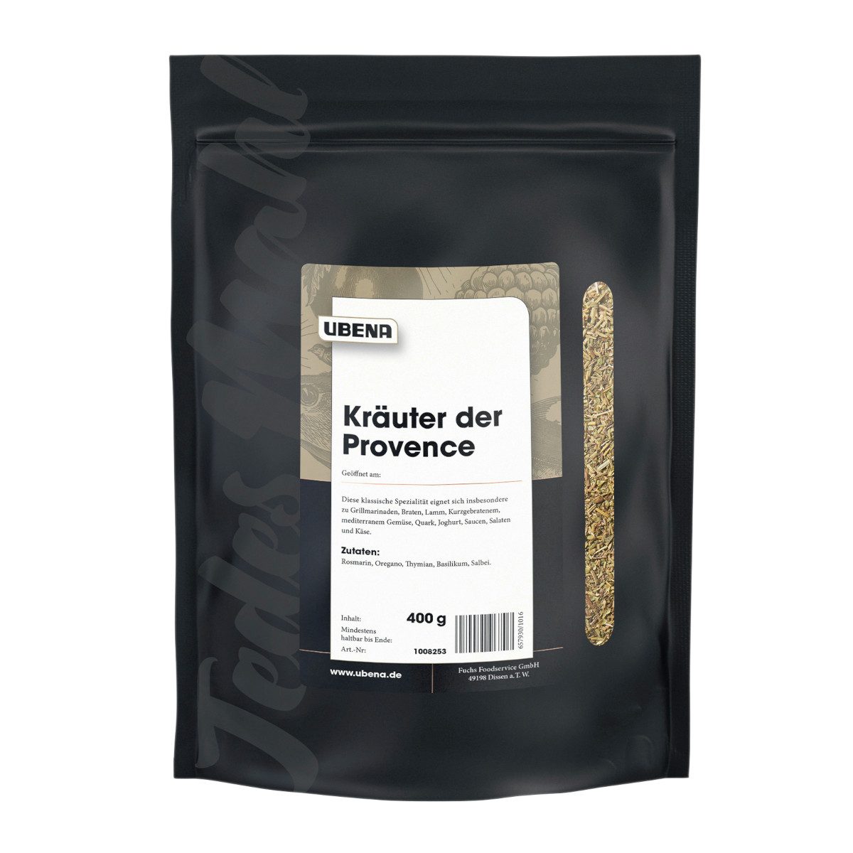 UBENA Gewürz, Ubena Kräuter der Provence aromatische Mischung Zipbeutel 400g