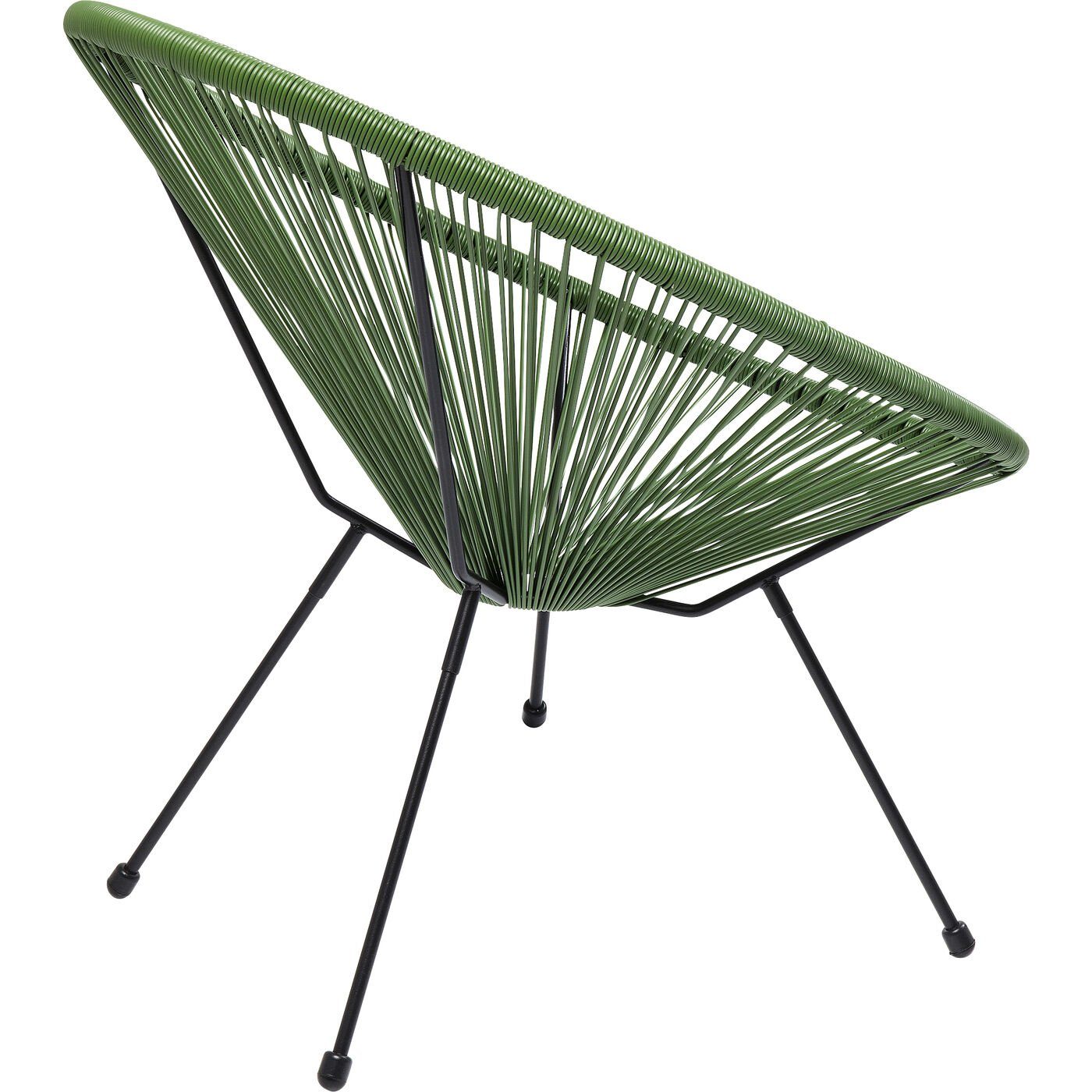 KARE Gartenlounge-Sessel Acapulco, Outdoor geeigneter Designersessel in  Grün für Terrasse, Garten und Balkon