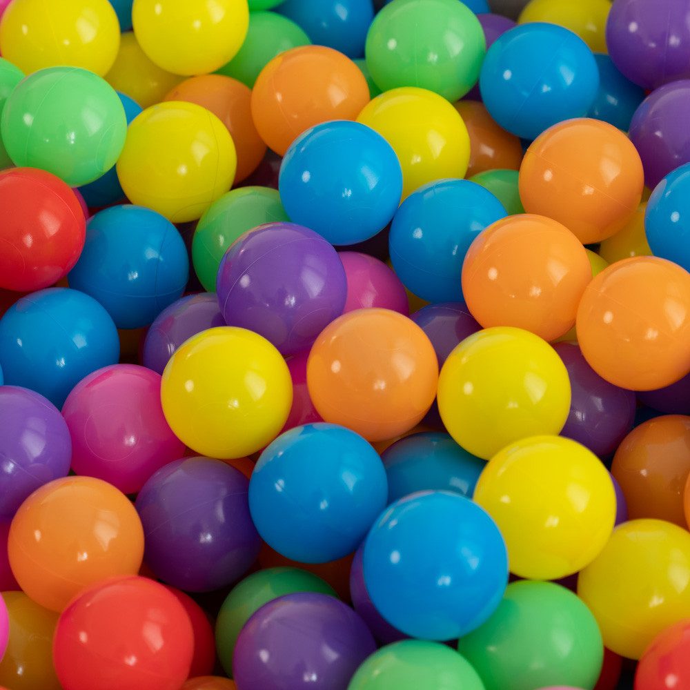 HOME DELUXE Bällebad-Bälle TWIRL Samt (2-St), Ø 6 cm Bällepool - wahlweise mit 120 Spielbällen