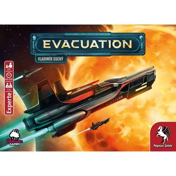 Pegasus Spiele Spiel, Familienspiel 56260G - Evacuation DE, Strategiespiel