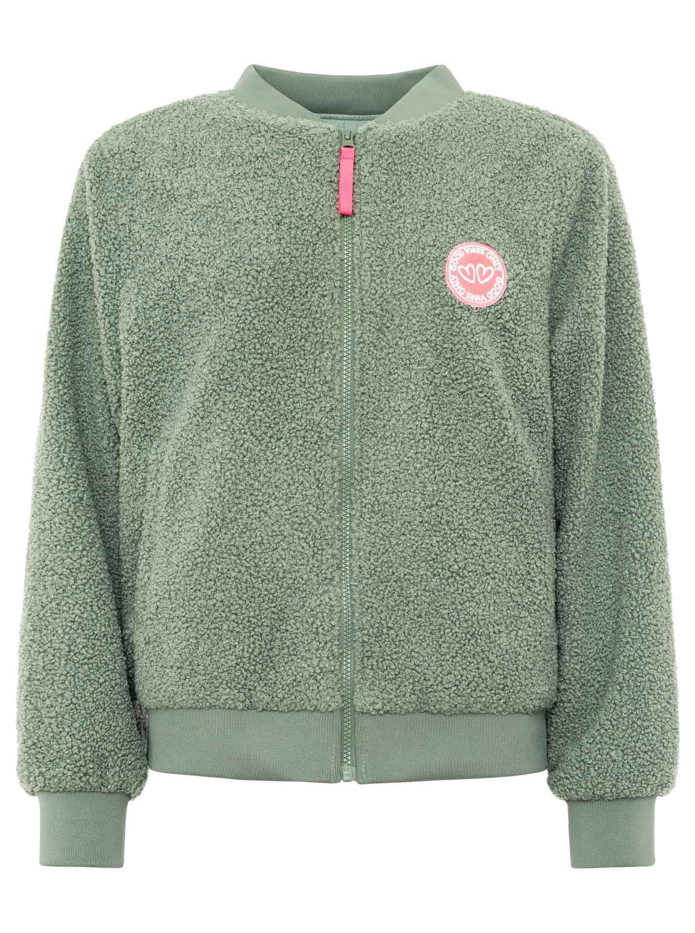 Zwillingsherz Bomberjacke "Good Vibes" großes Herzen günstig online kaufen