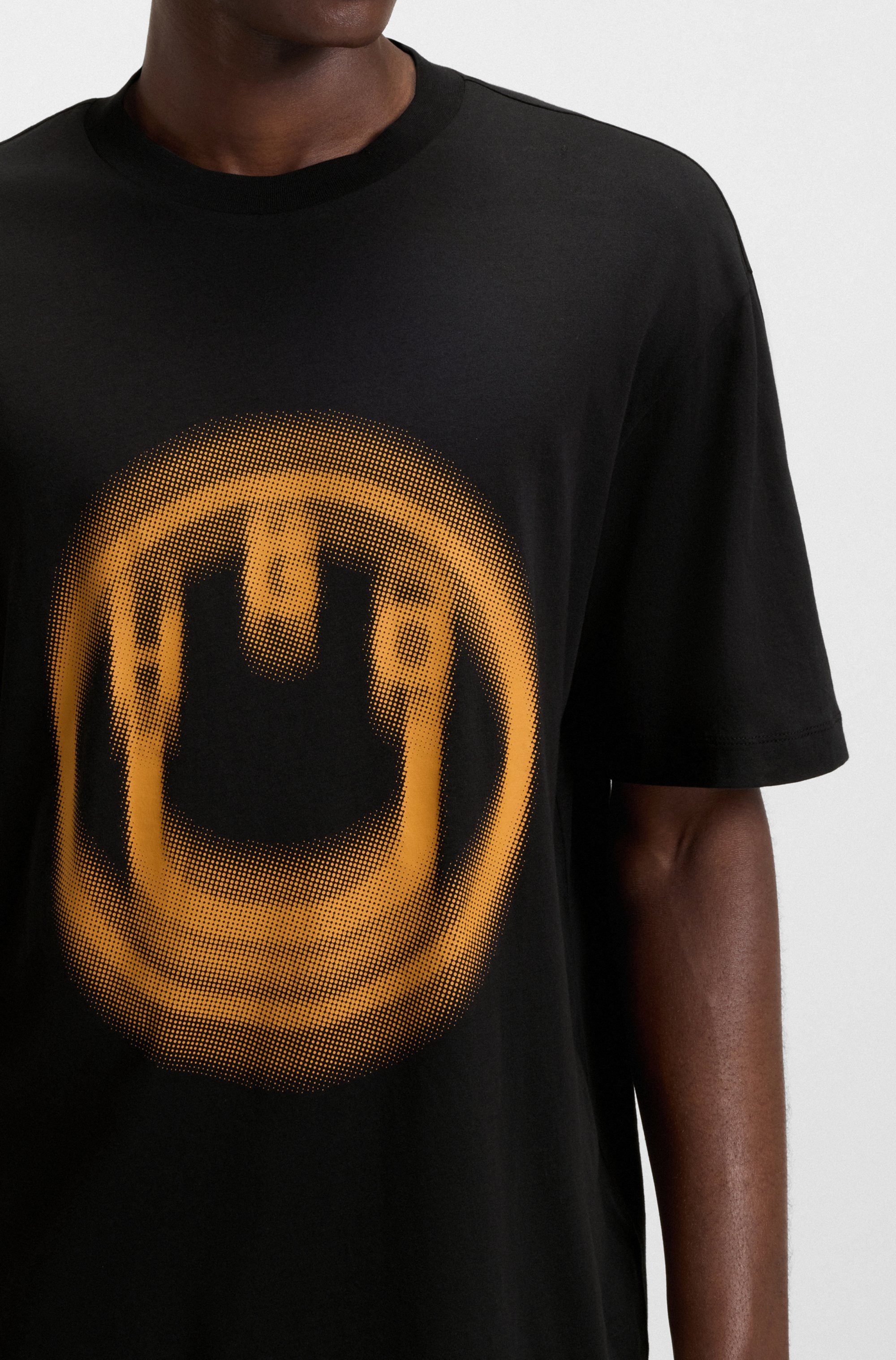 HUGO Blue T-Shirt Nalax mit Logo-Druck günstig online kaufen