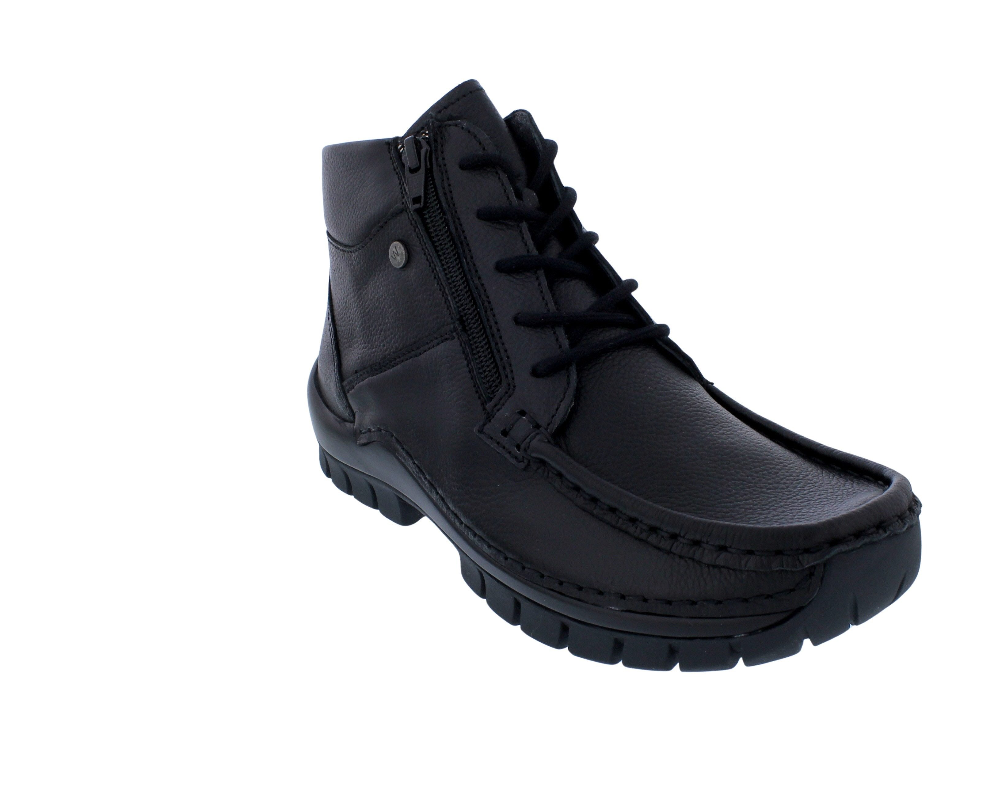 WOLKY Wolky Boost Bootie 0474030-000, Tresor - Glattleder, Schwarz, Schnüru günstig online kaufen