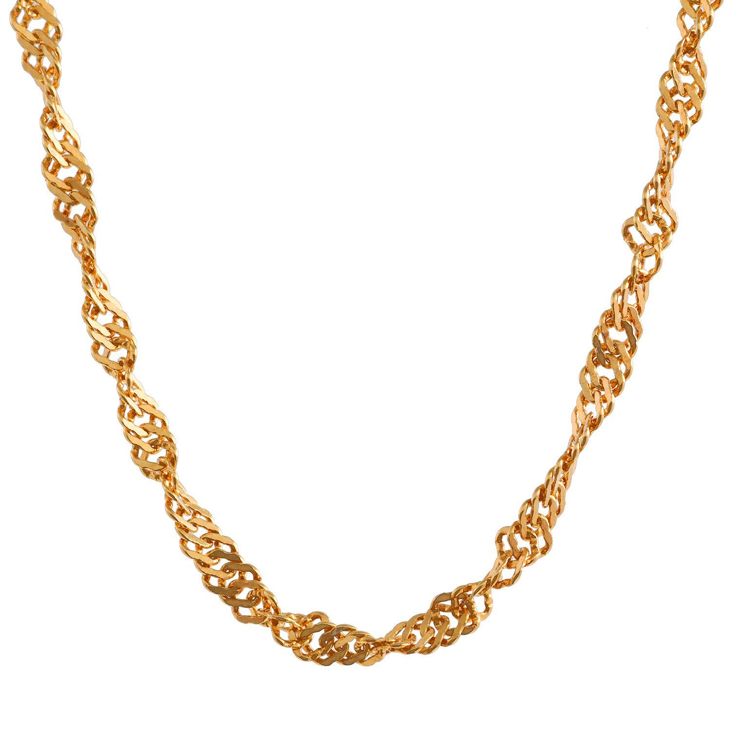 Goldkette Goldkette Singapurkette Länge 50cm - Breite 1,4mm - 333-8 Karat Gold