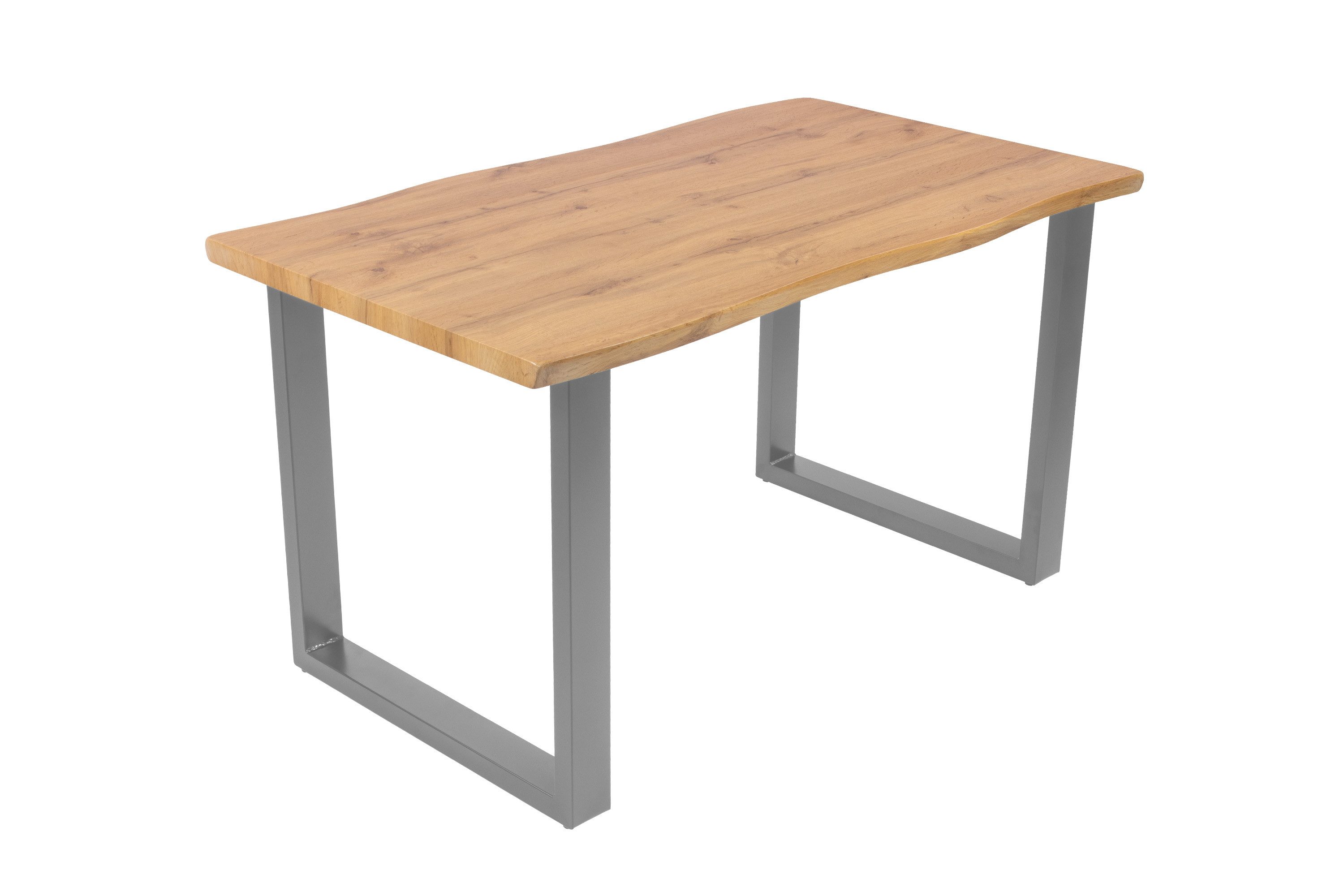 Loreno® Esstisch Josy, Holz Wildeiche-Optik, Baumkante, günstig online kaufen