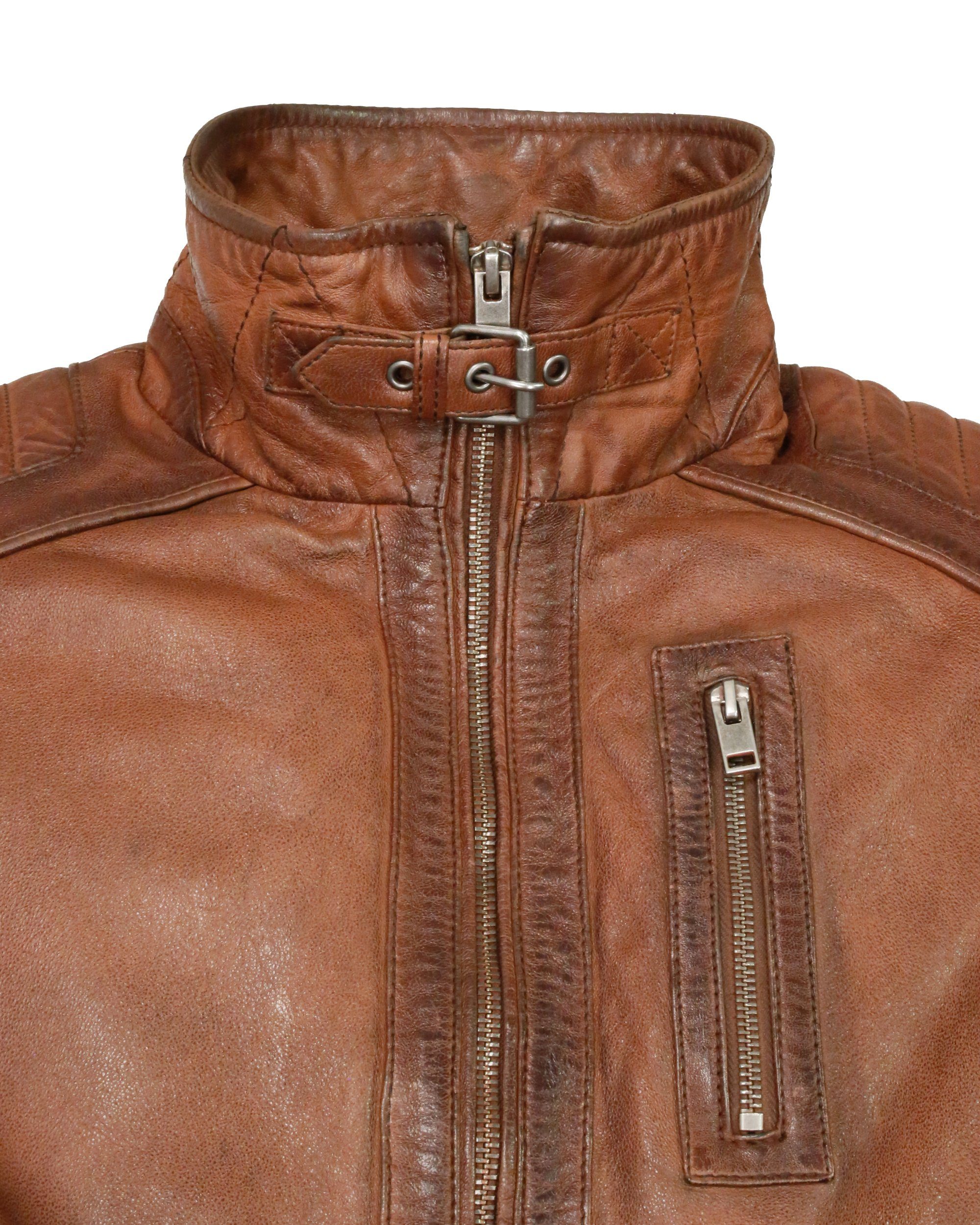 Bikerjacke 31020351 JCC cognac