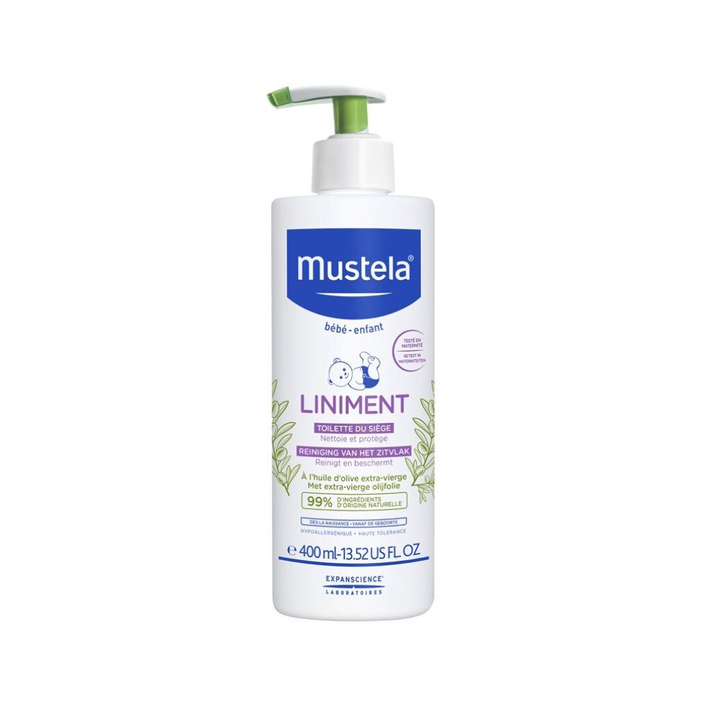 Mustela Körperpflegemittel Bebe Enfant Liniment Reinigungsemulsion für den Windelbereich 400 ml