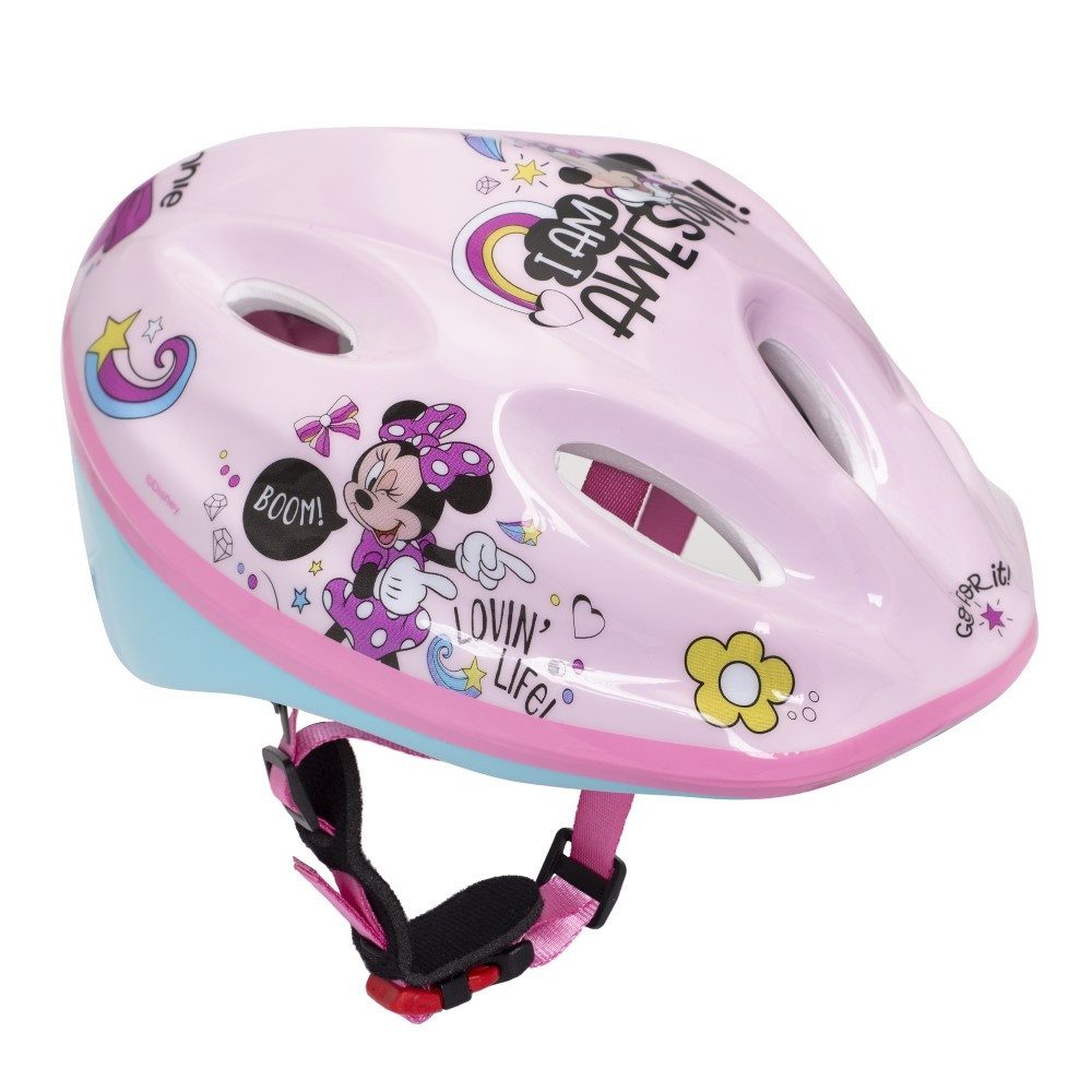 Seven Polska Kinderfahrradhelm Disney "Minnie BOOM", verstellbar, 52-56cm, ab ca. 6 Jahre