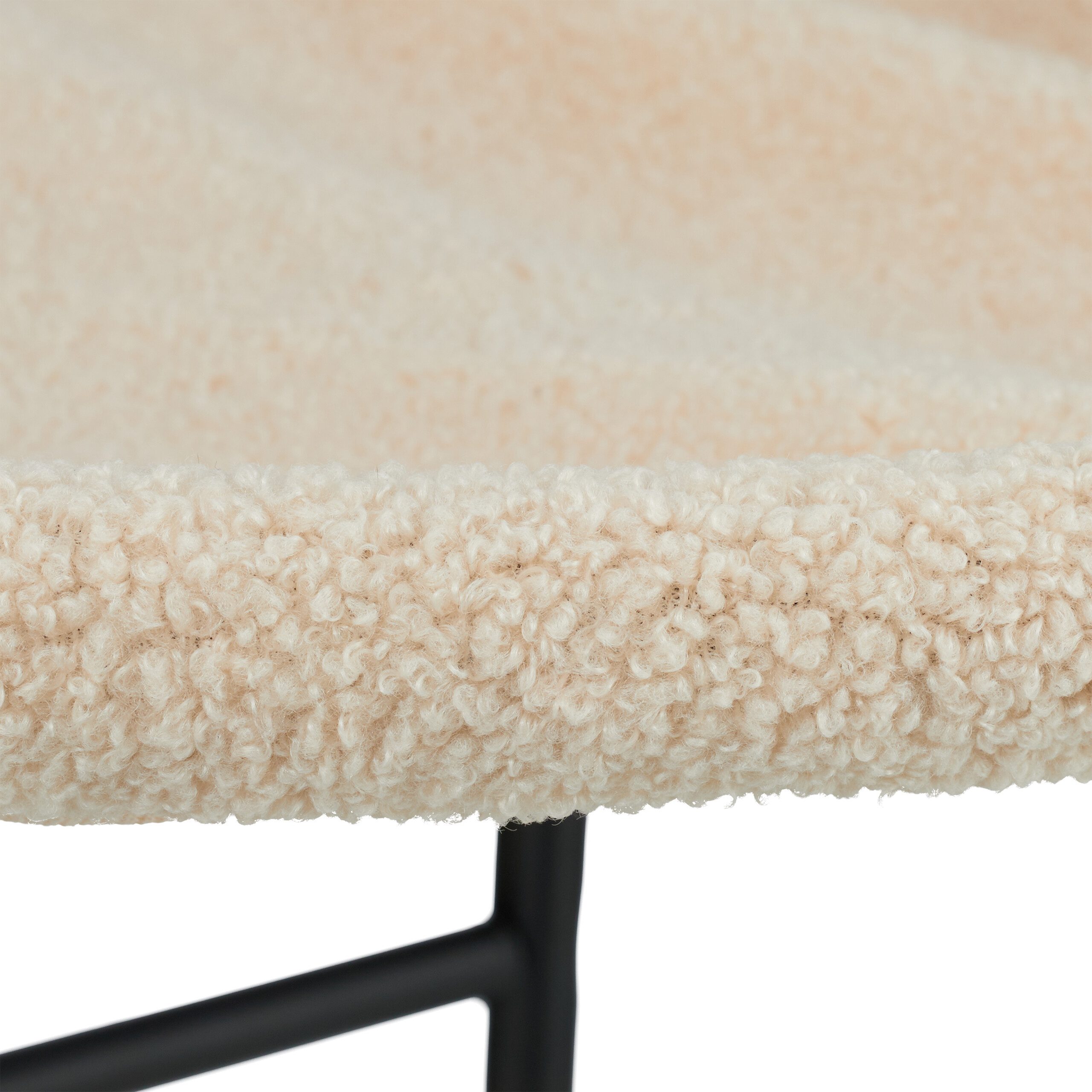 relaxdays Katzen-Hängematte Stehende Katzenhängematte mit Plüsch, Polyester