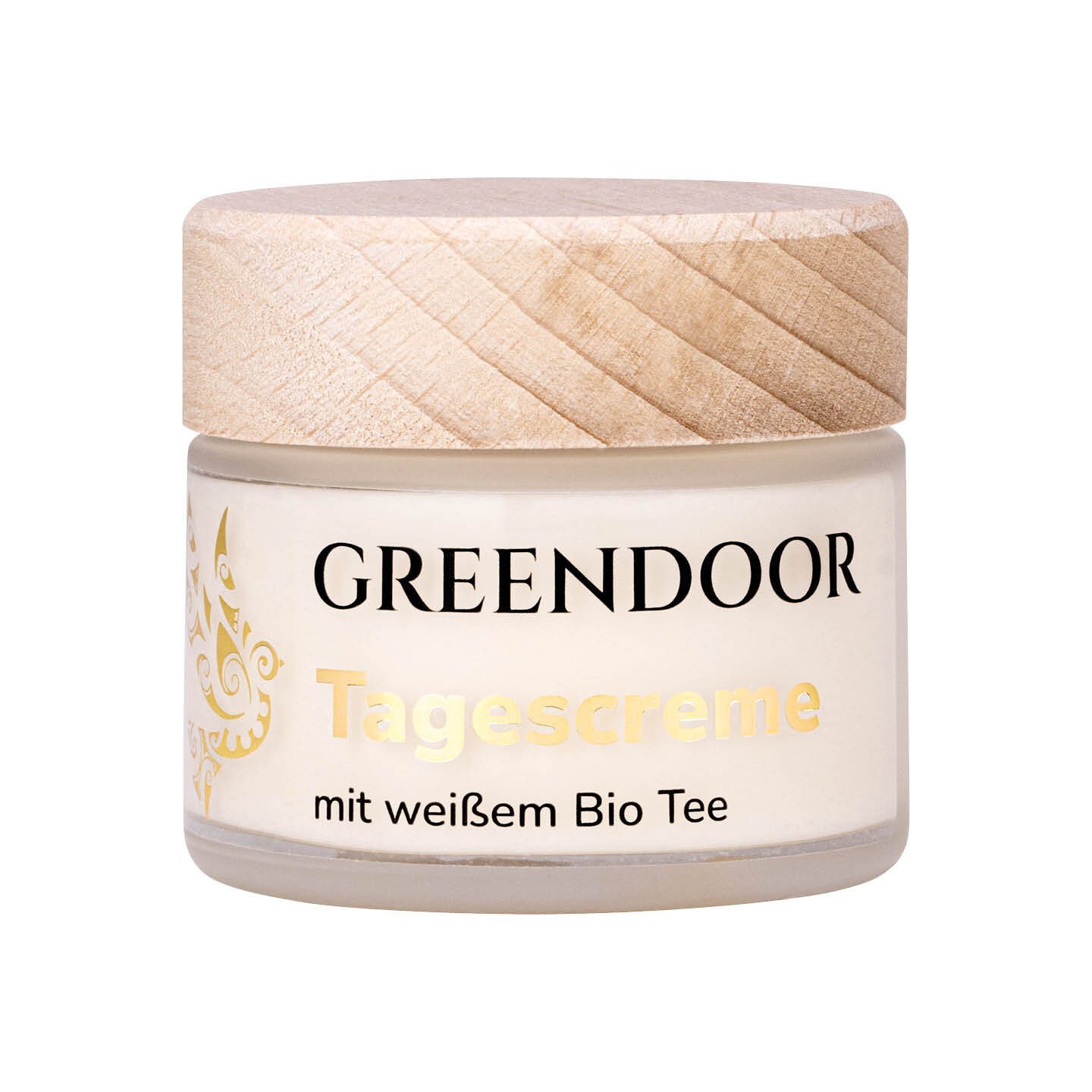 GREENDOOR Tagescreme Tagescreme mit weißem Bio Tee Extrakt