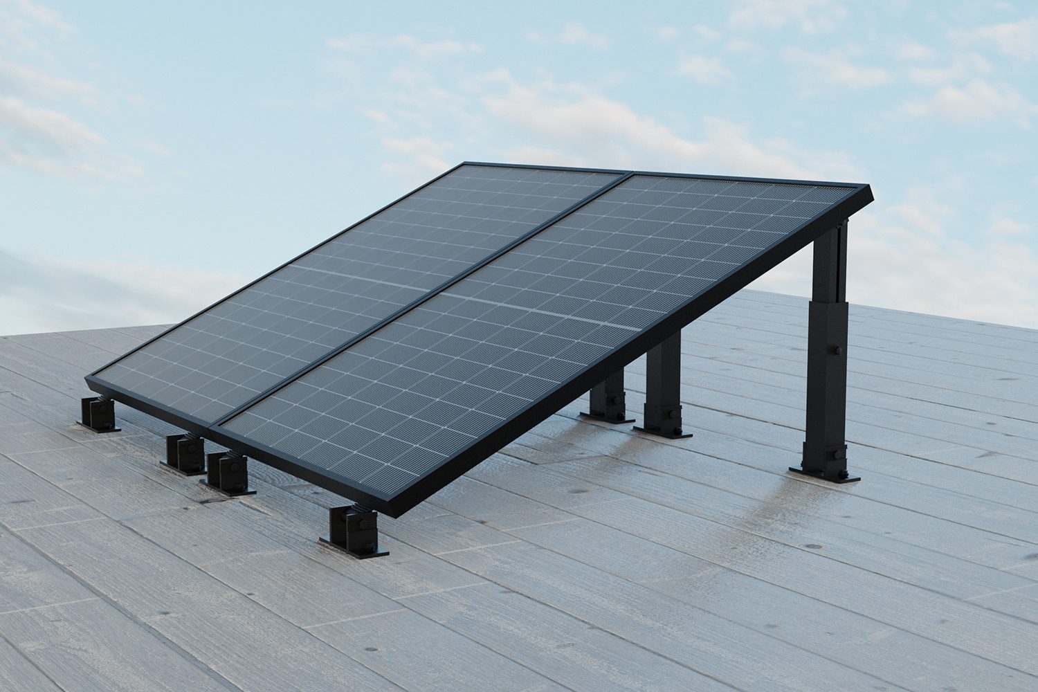 Growatt Balkonkraftwerk 910W steckerfertige Solaranlage,Module mit Growatt 800W Wechselrichter, (2x Astronergy 455wp Full Black im Lieferumfang enthalten)