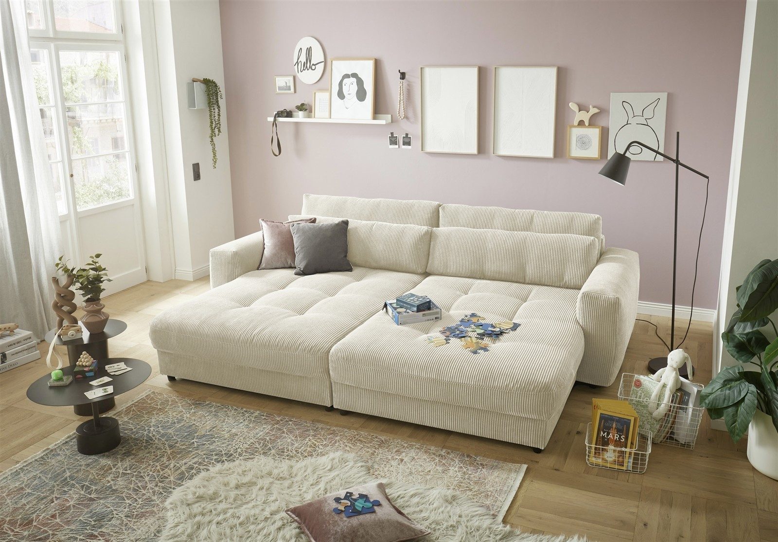 Big-Sofa BARURA Loveseat