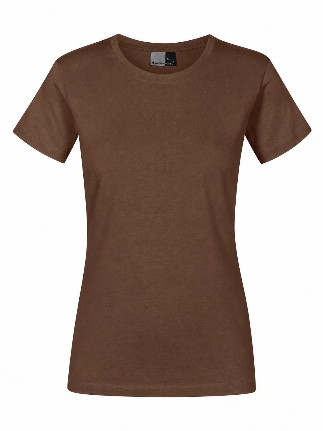 Promodoro Rundhalsshirt Women´s Premium Damen T-Shirt