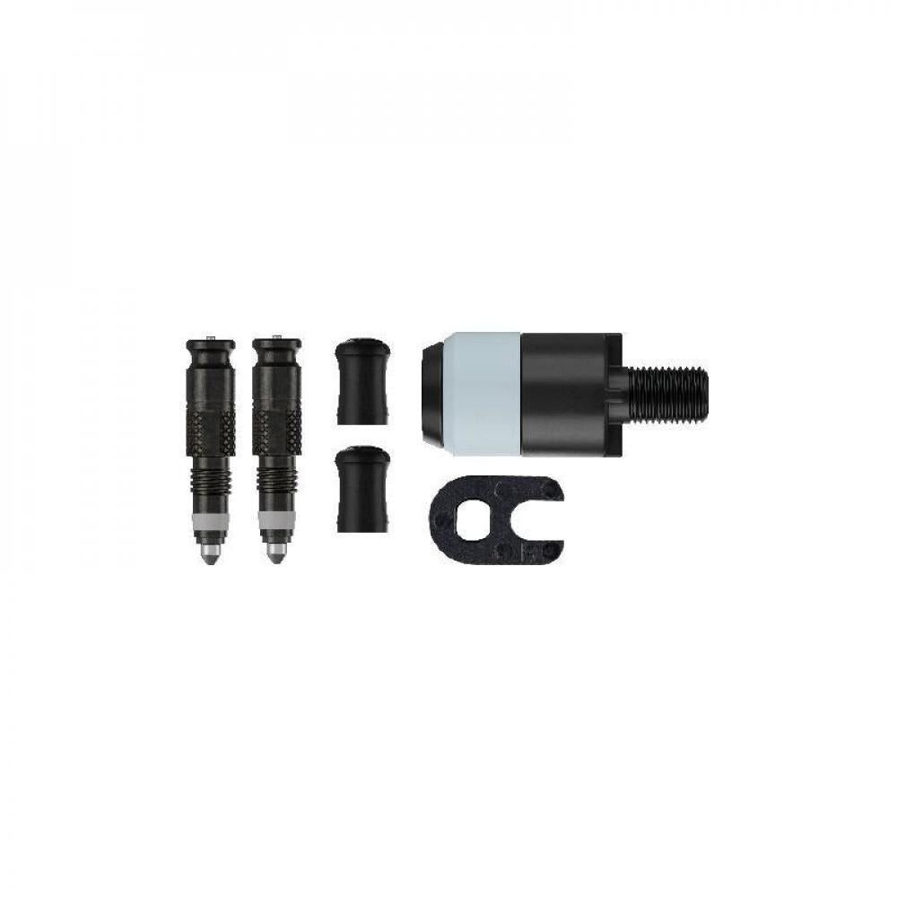 Schwalbe Fahrradpumpe Schwalbe Clik Valve SV-SCV Umrüstkit mit Pumpenkopf-Adapter