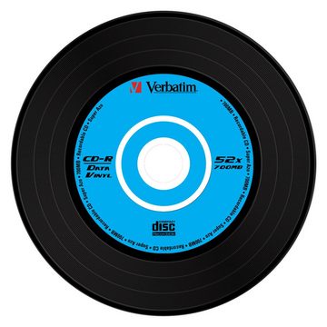 Verbatim DVD-Rohling Verbatim CD-R AZO Data Vinyl 700 MB 10 Stück(e)