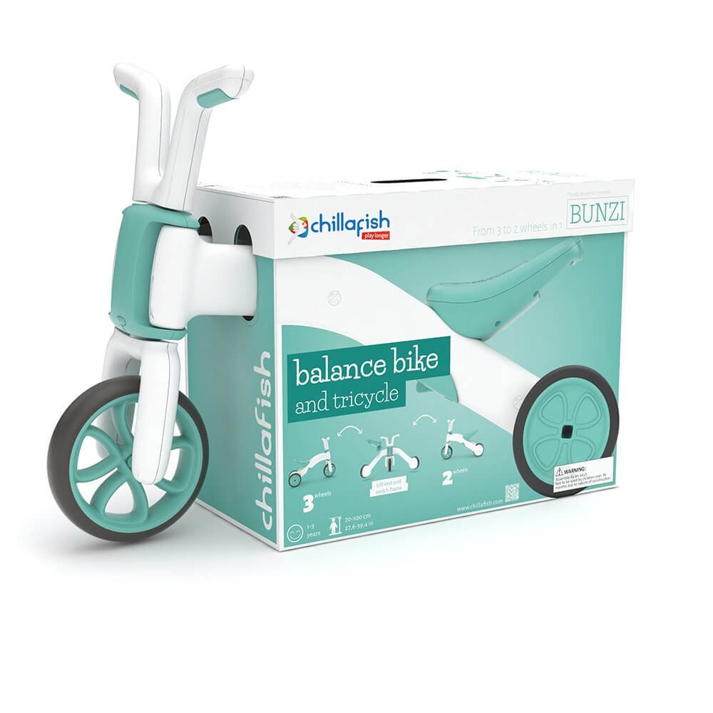 Chillafish Rutscher Balance 2in1 Chillafish Matte Mint + Bunzi Bike Edition Rutscher