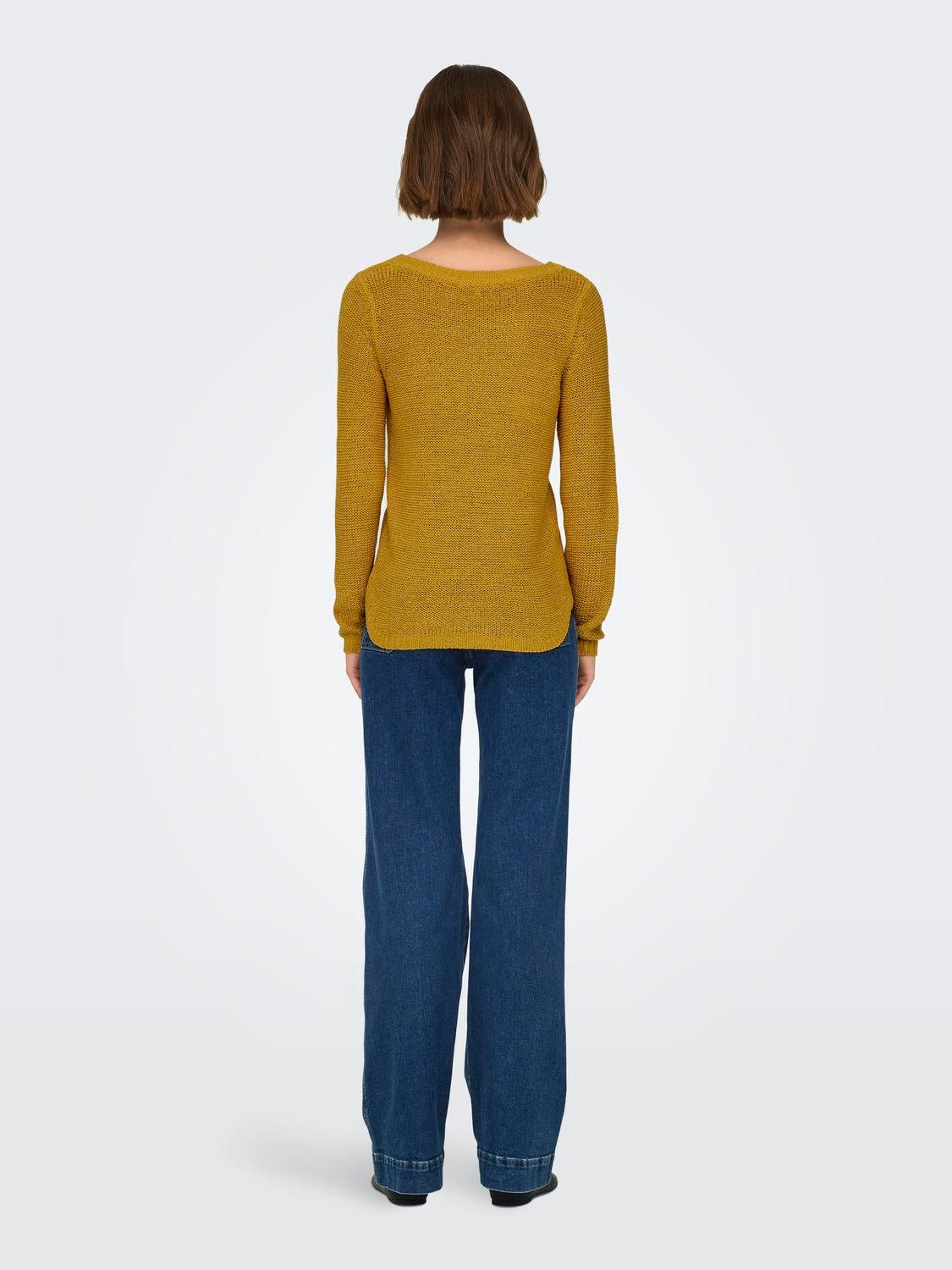 ONLY Strickpullover Einfarbiger Basic Strickpullover ONLGEENA günstig online kaufen
