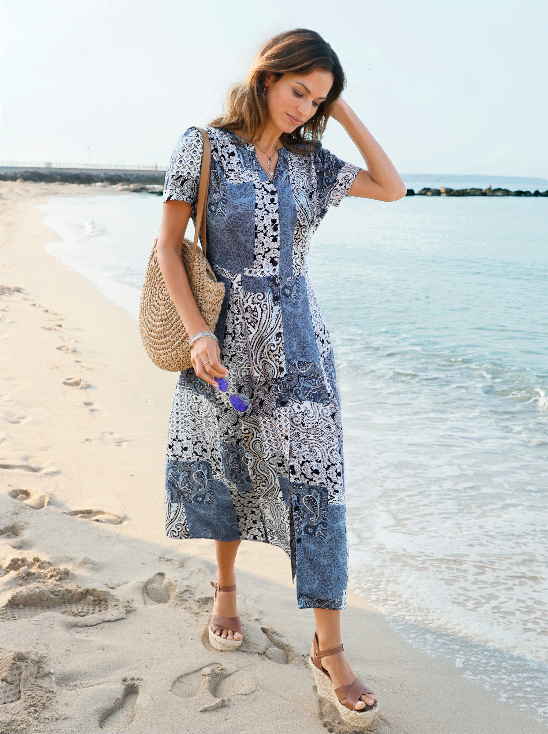 Witt Etuikleid Sommerkleid Kurzarm
