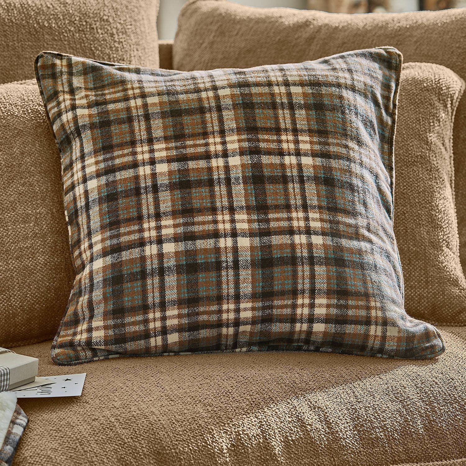 Mirabeau Kissenhülle Kissenhülle Celestria braun/beige, none – Bild 3 von 5