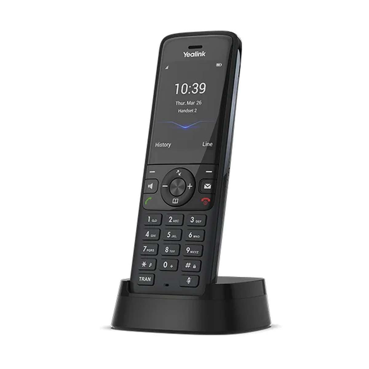 Yealink W78H DECT-Telefon Anrufer-Identifikation Schwarz Schnurloses DECT-Telefon