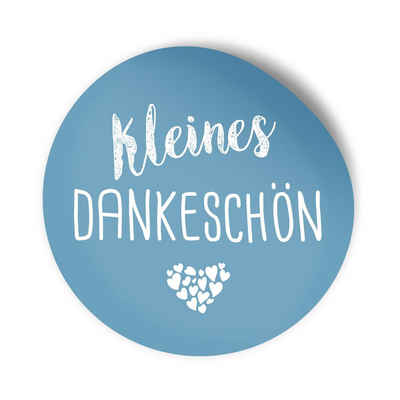 itenga Aufkleber itenga 24x Sticker kleines Dankeschön (Motiv 118) nordic blue