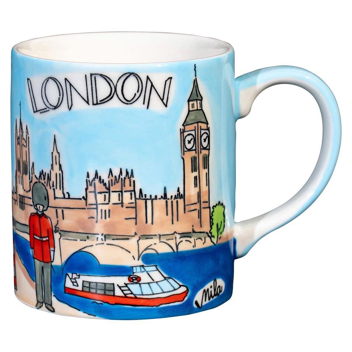 Mila Кружки Mila Keramik Städte-Becher London, Keramik
