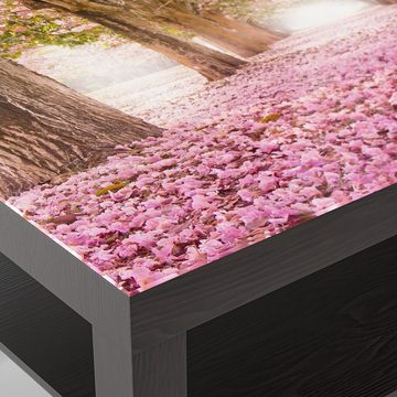 DEQORI Couchtisch 'Kirschblütenallee', Glas Beistelltisch Glastisch modern
