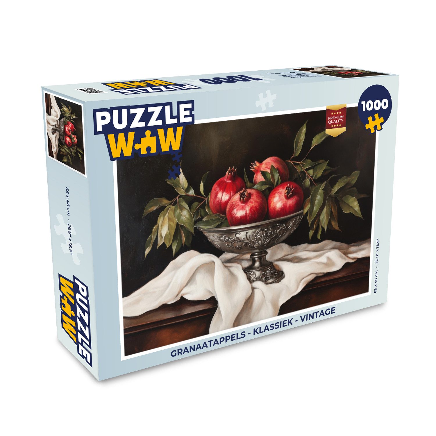 Puzzle Granatäpfel - Klassisch - Vintage