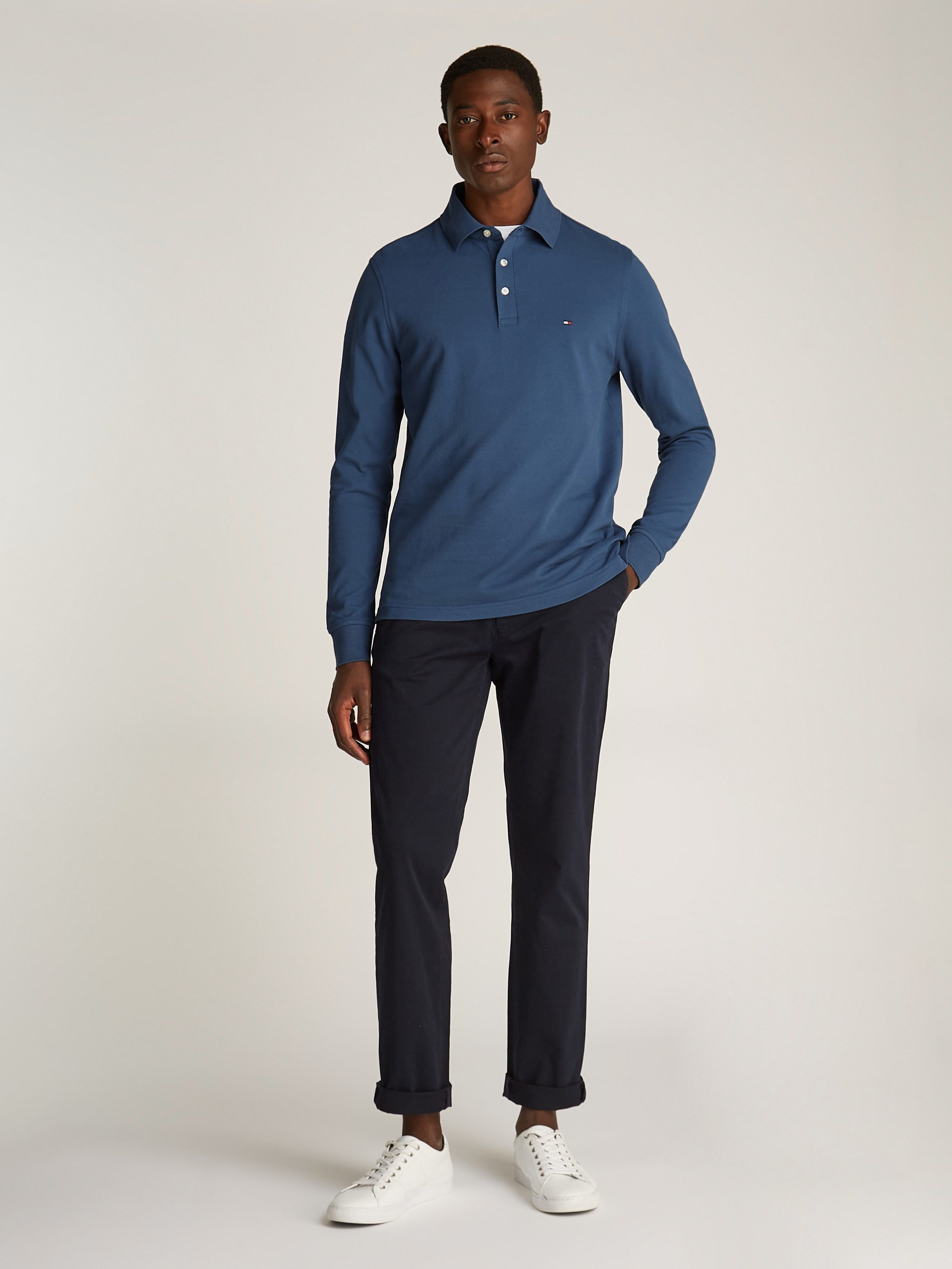 Tommy Hilfiger Langarm-Poloshirt 1985 SLIM LS POLO