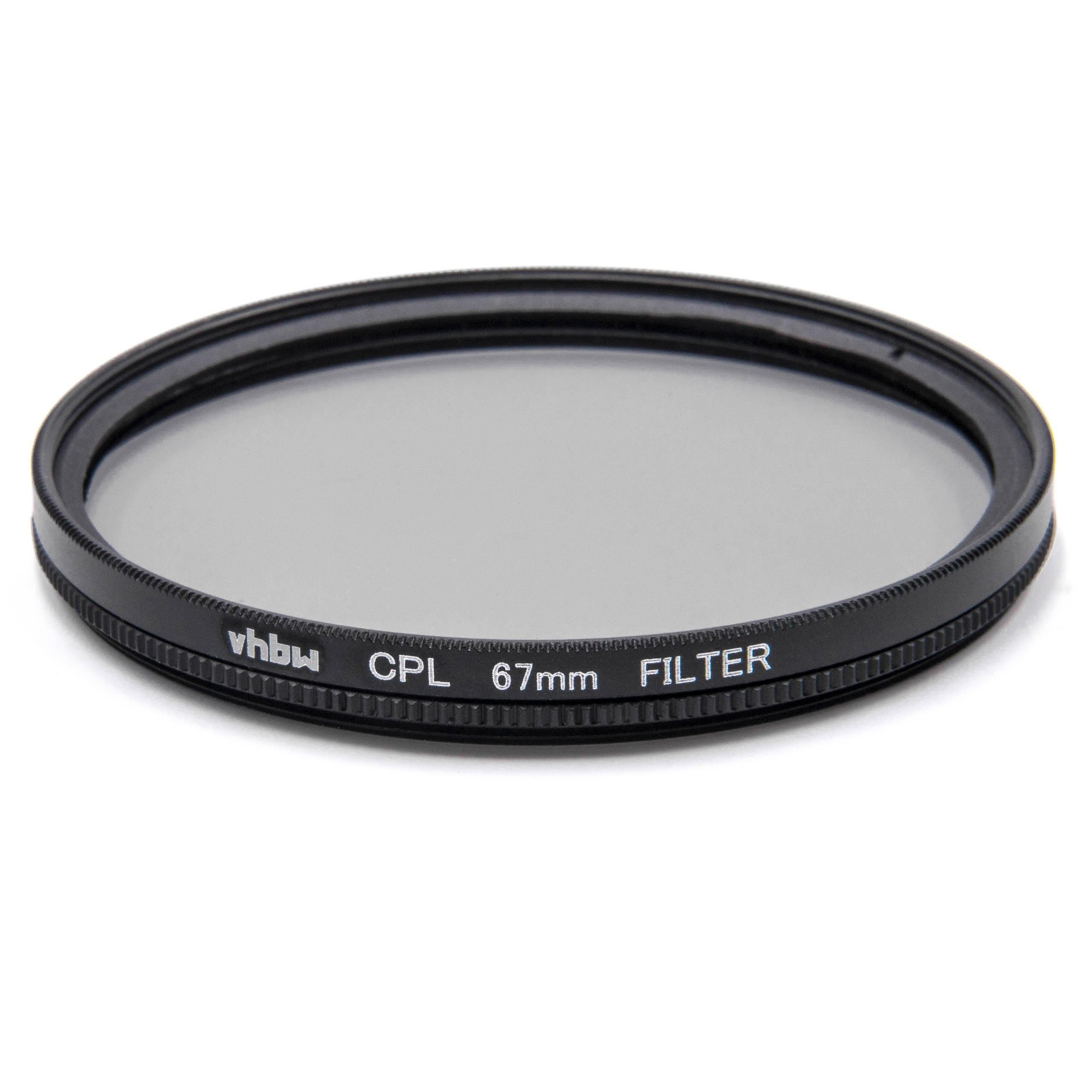 vhbw für Kamera / Foto Polfilter DSLR