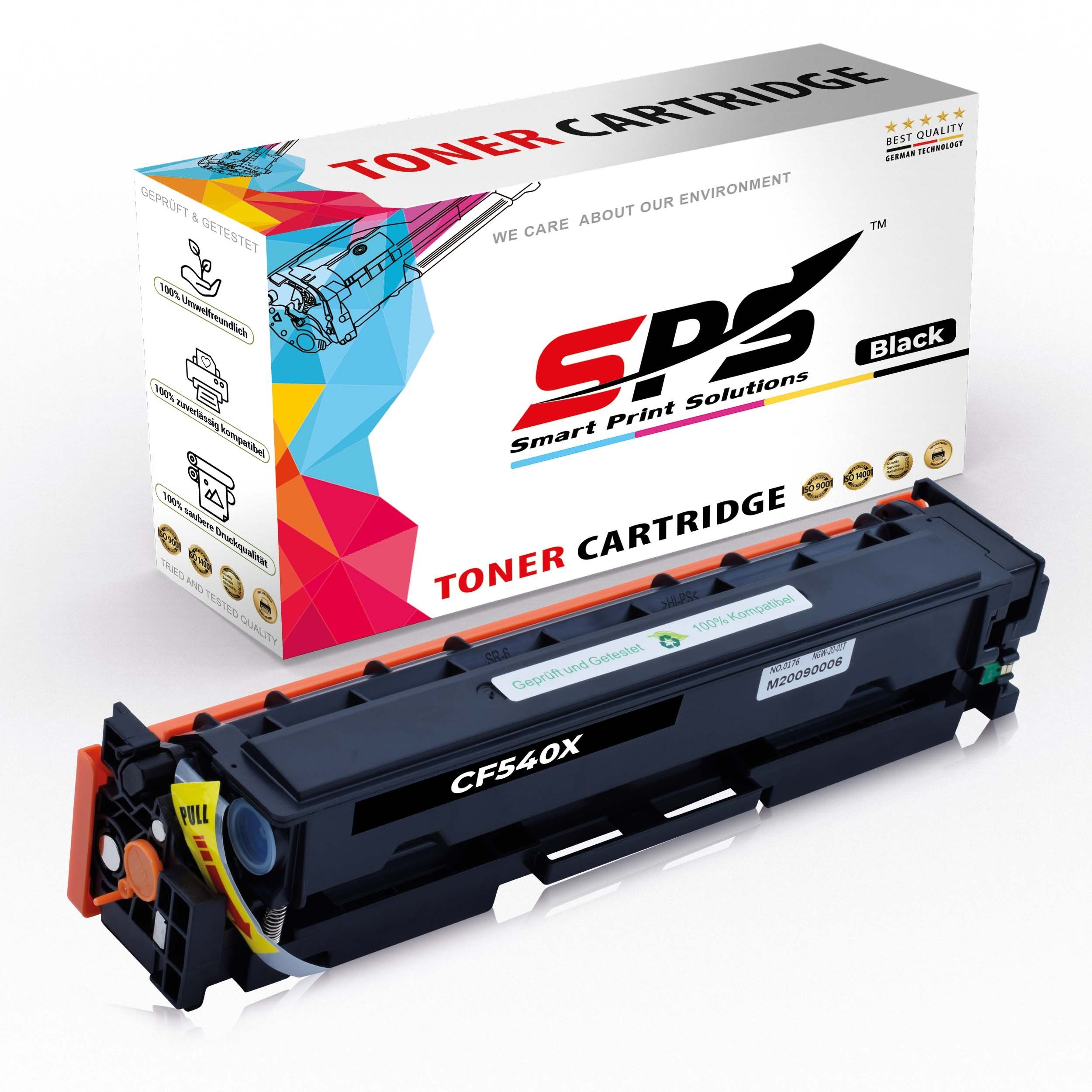 SPS Tonerkartusche Kompatibel für HP Color Laserjet Pro M254 203X, (1er Pack, 1-St., 1 x Toner (Für HP CF540X Schwarz)