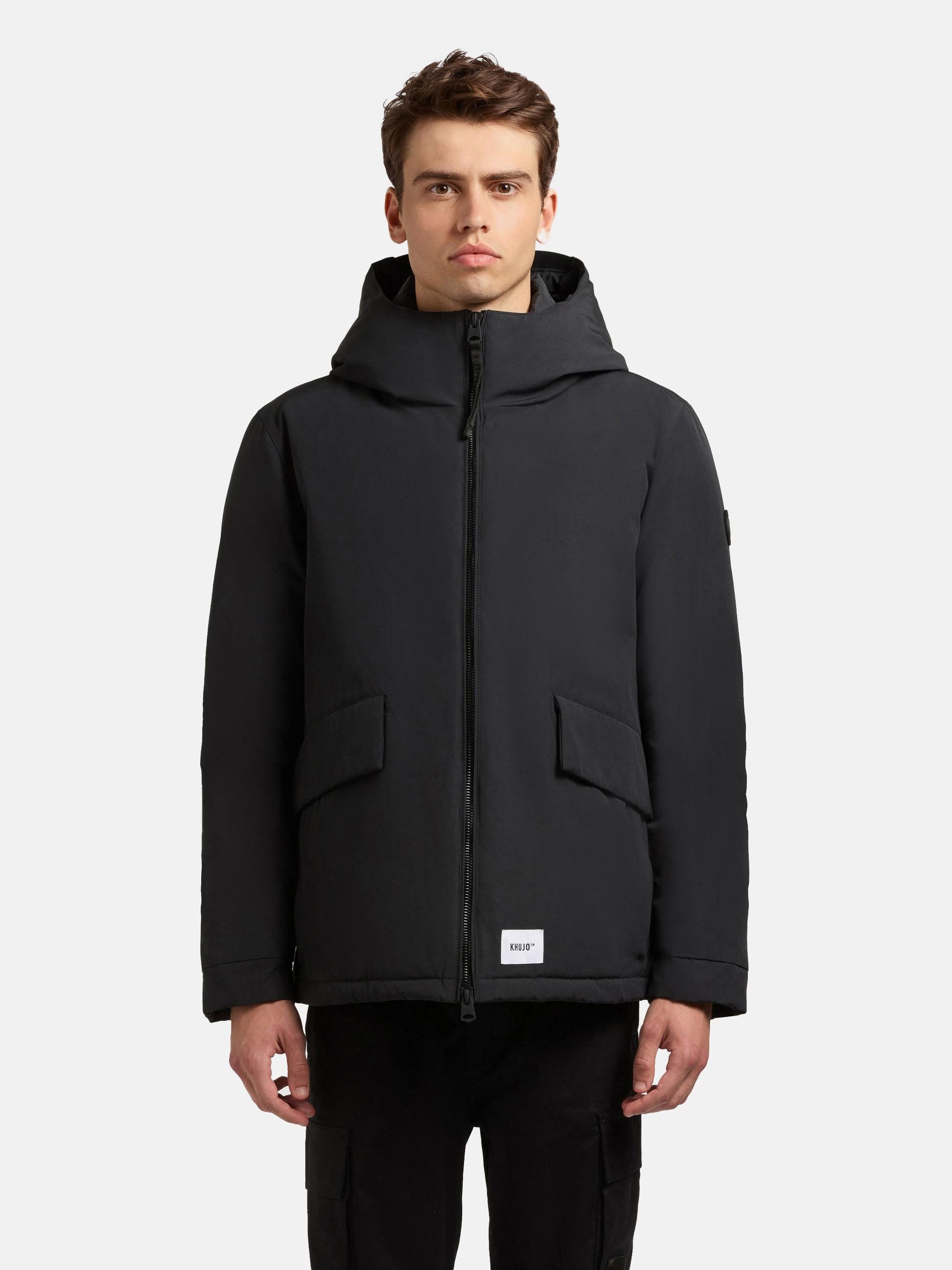 khujo Outdoorjacke Oreg Modische Herren Winterjacke mit großen Pattentasche günstig online kaufen