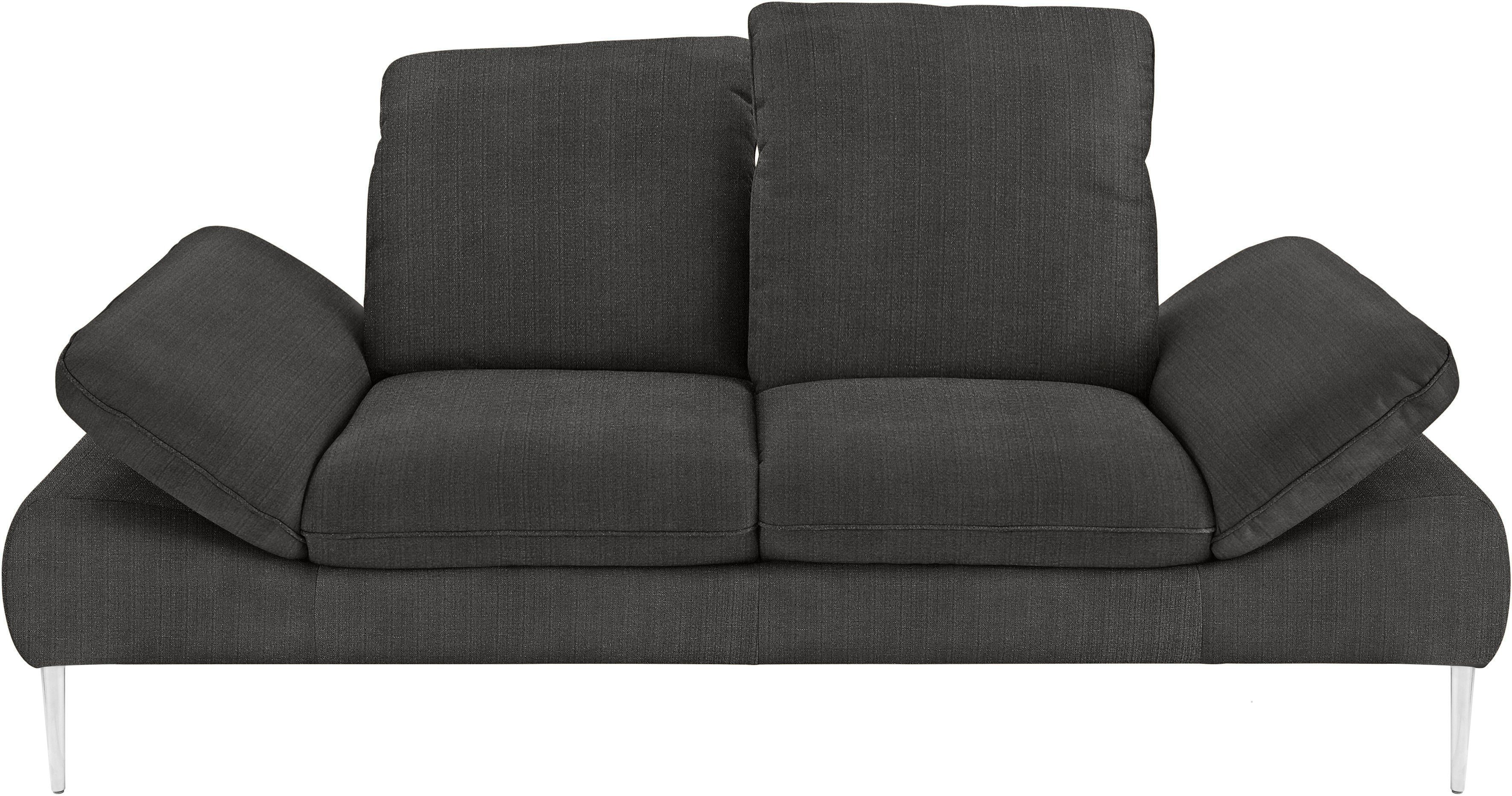 W.SCHILLIG 2,5-Sitzer enjoy&MORE, mit Sitztiefenverstellung, Füße silber matt, Breite 232 cm