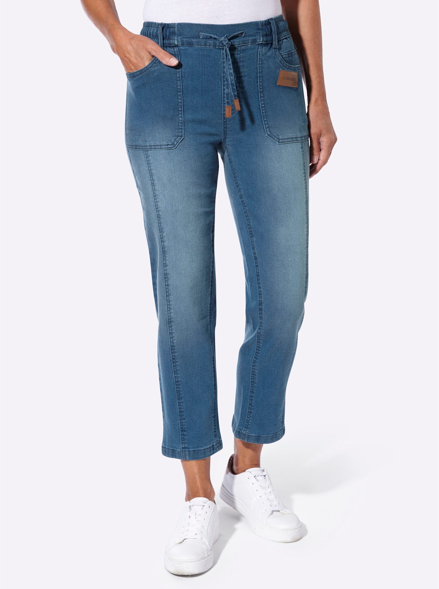 Witt Jeansshorts 7/8-Jeans komfortabel