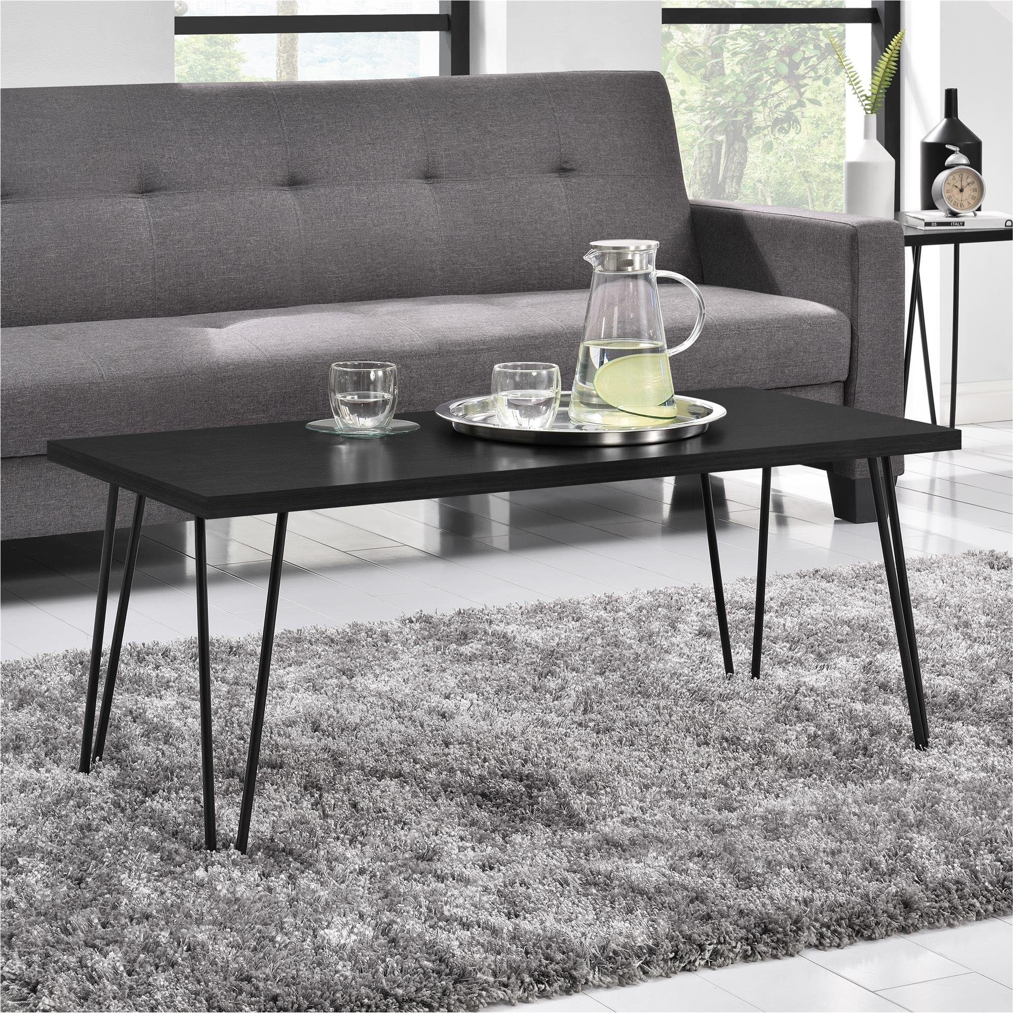 loft24 Couchtisch (1-St), Industrial Couchtisch, moderner Couchtisch, rechteckig, Metallbeine