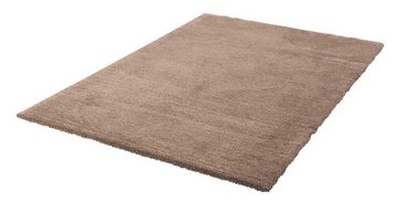 Teppich TOUCH, Taupe, 160 x 230 cm, Polyester, Uni, Balta Rugs, rechteckig, Höhe: 20 mm