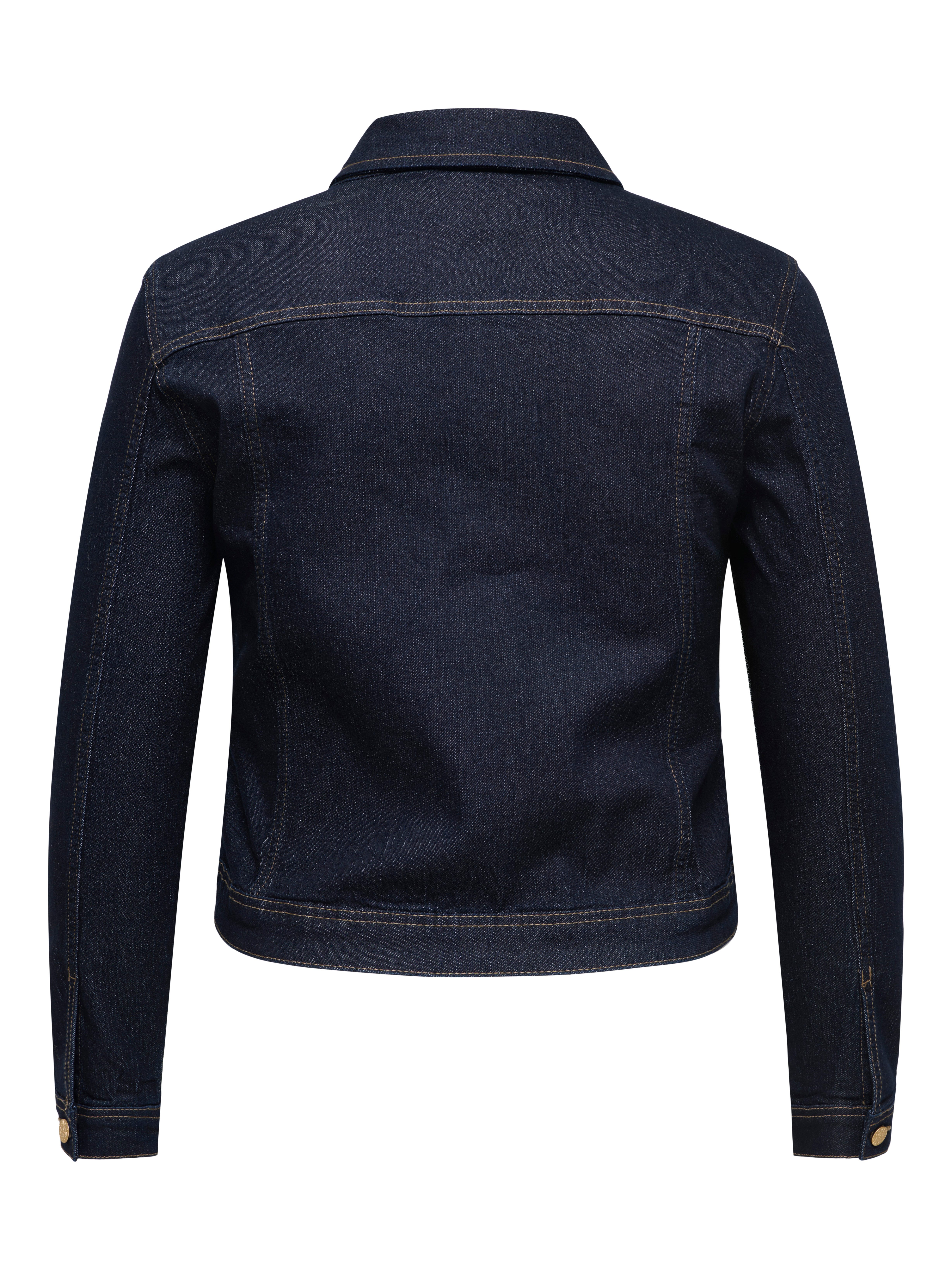 ONLY CARMAKOMA Jeansjacke CARWESPA LS RINSE JACKET DNM NOOS Baumwollmischung, Regular Fit