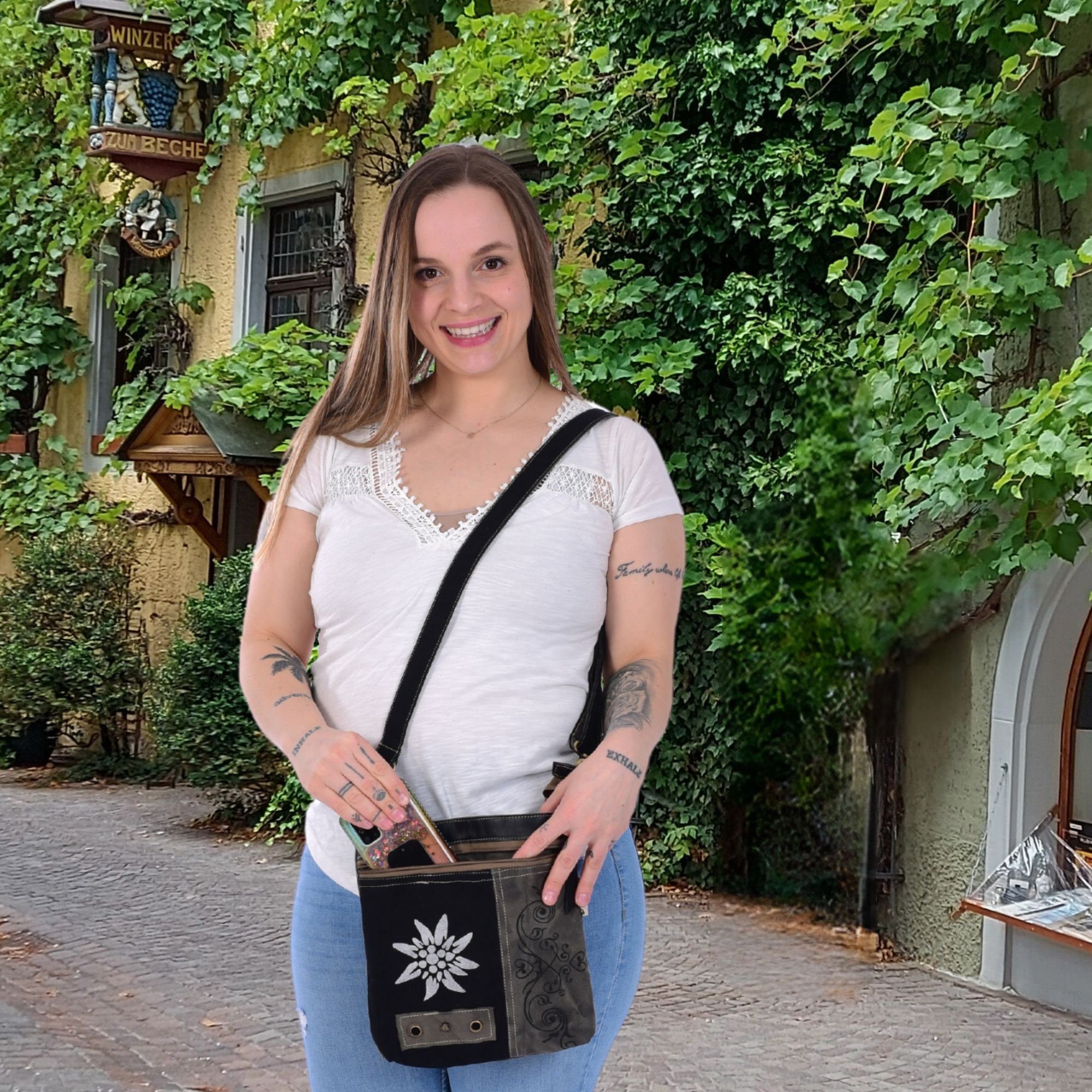 Domelo Trachtentasche Trachtentasche Dirndl Umhängetasche. Schultertasche günstig online kaufen