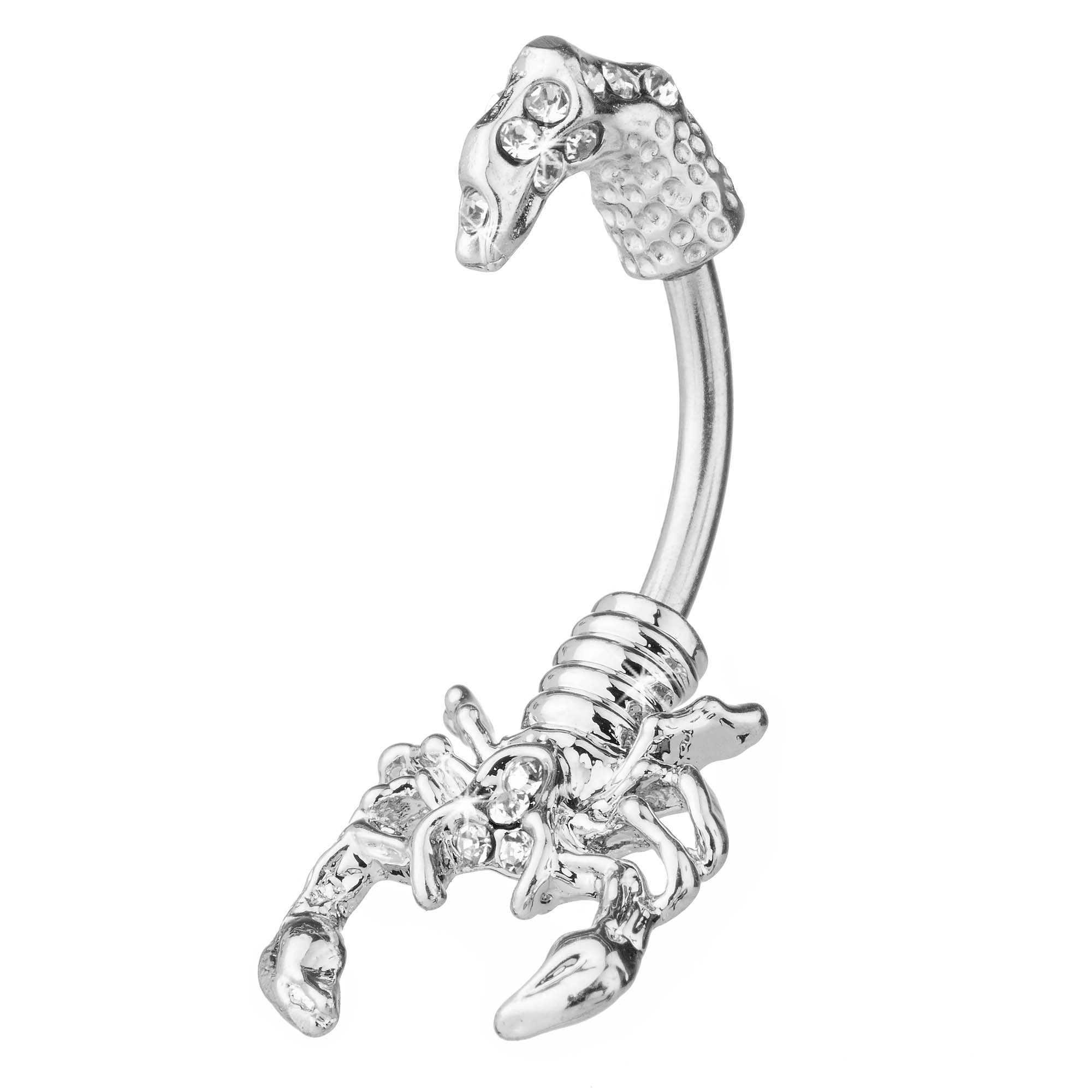 Taffstyle Bauchnabelpiercing Bauchnabel Piercing Chirurgenstahl Skorpion, günstig online kaufen