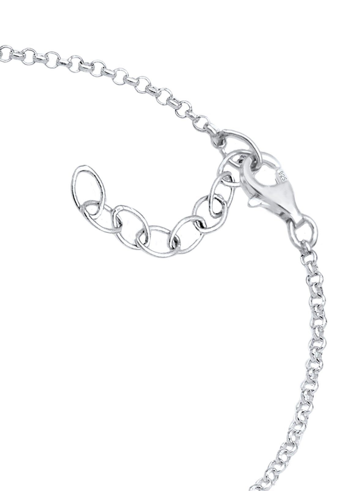 Elli Armband Anker Plättchen Geo Trend 925 Silber