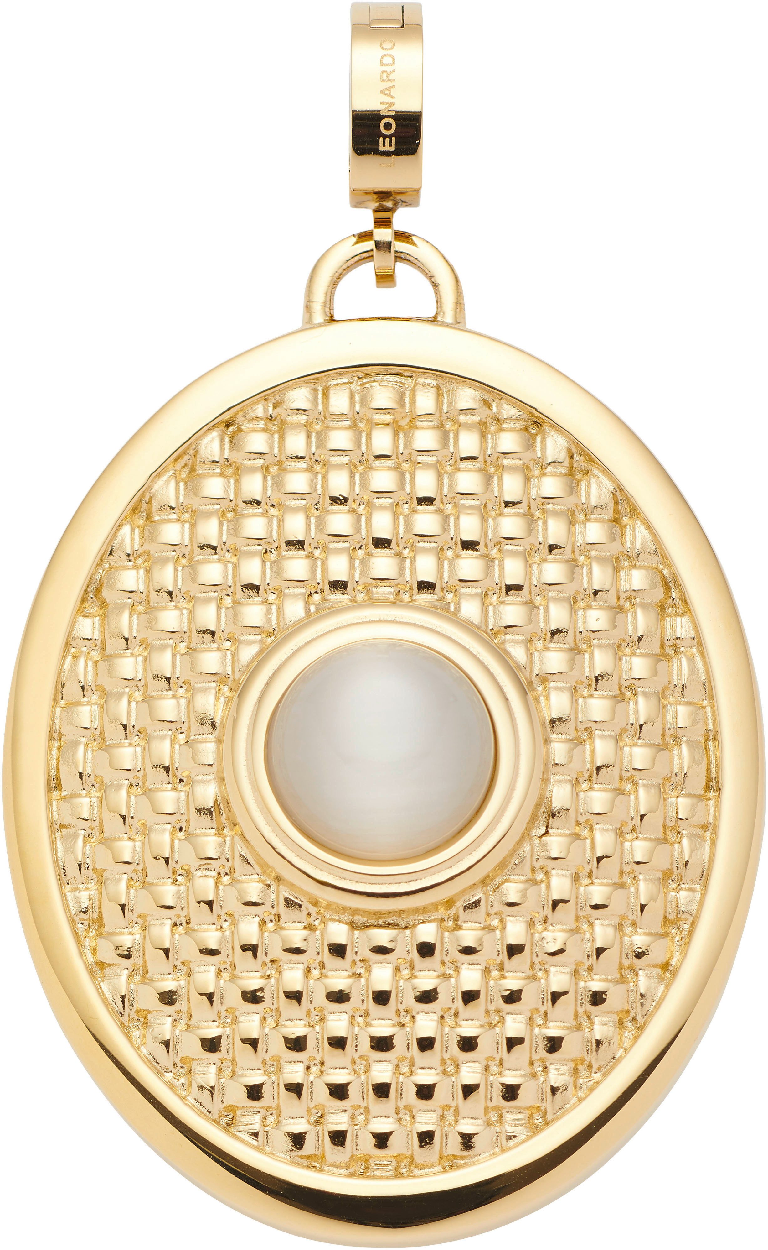 LEONARDO Charm-Einhänger Anhänger Fidelia Clip & Mix, mit Cat´s Eye