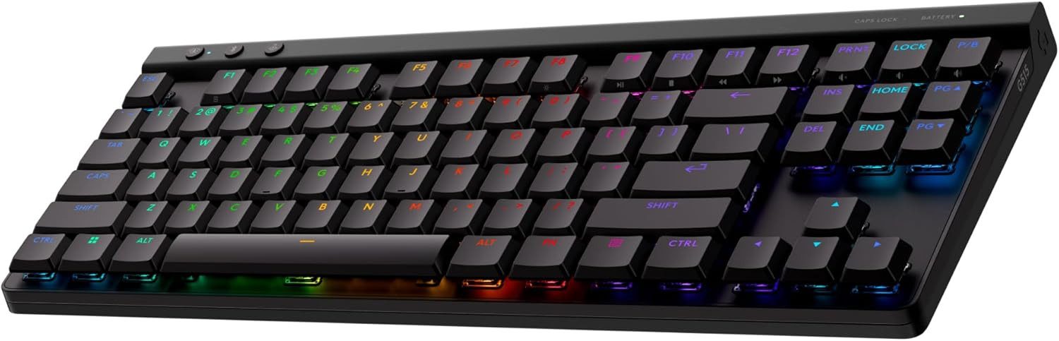 Logitech G515 Lightspeed TKL - Linear - Black - DEU Gaming-Tastatur