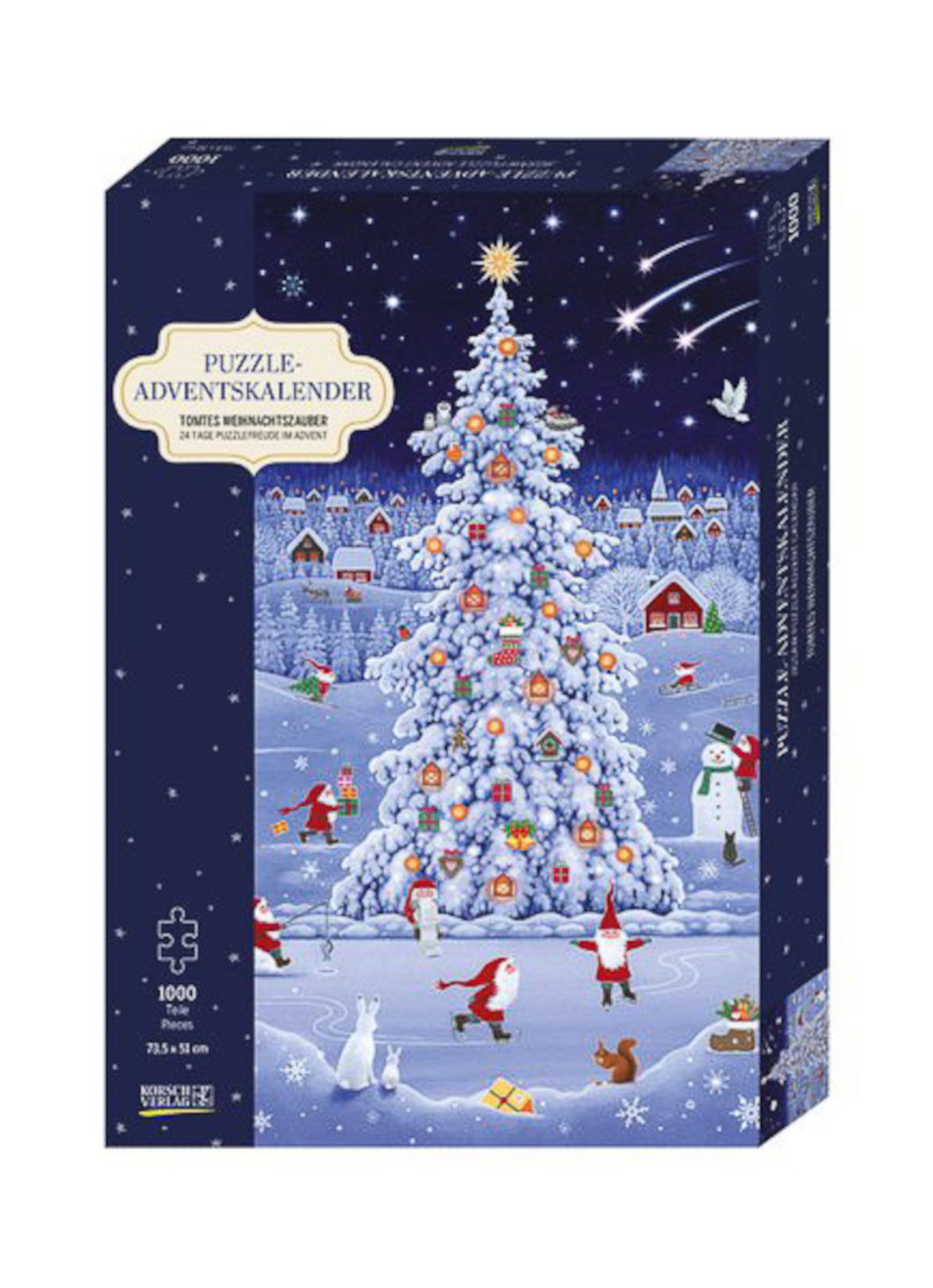 Korsch Verlag Adventskalender Korsch Puzzle-Adventskalender »Tomtes Weihnac günstig online kaufen
