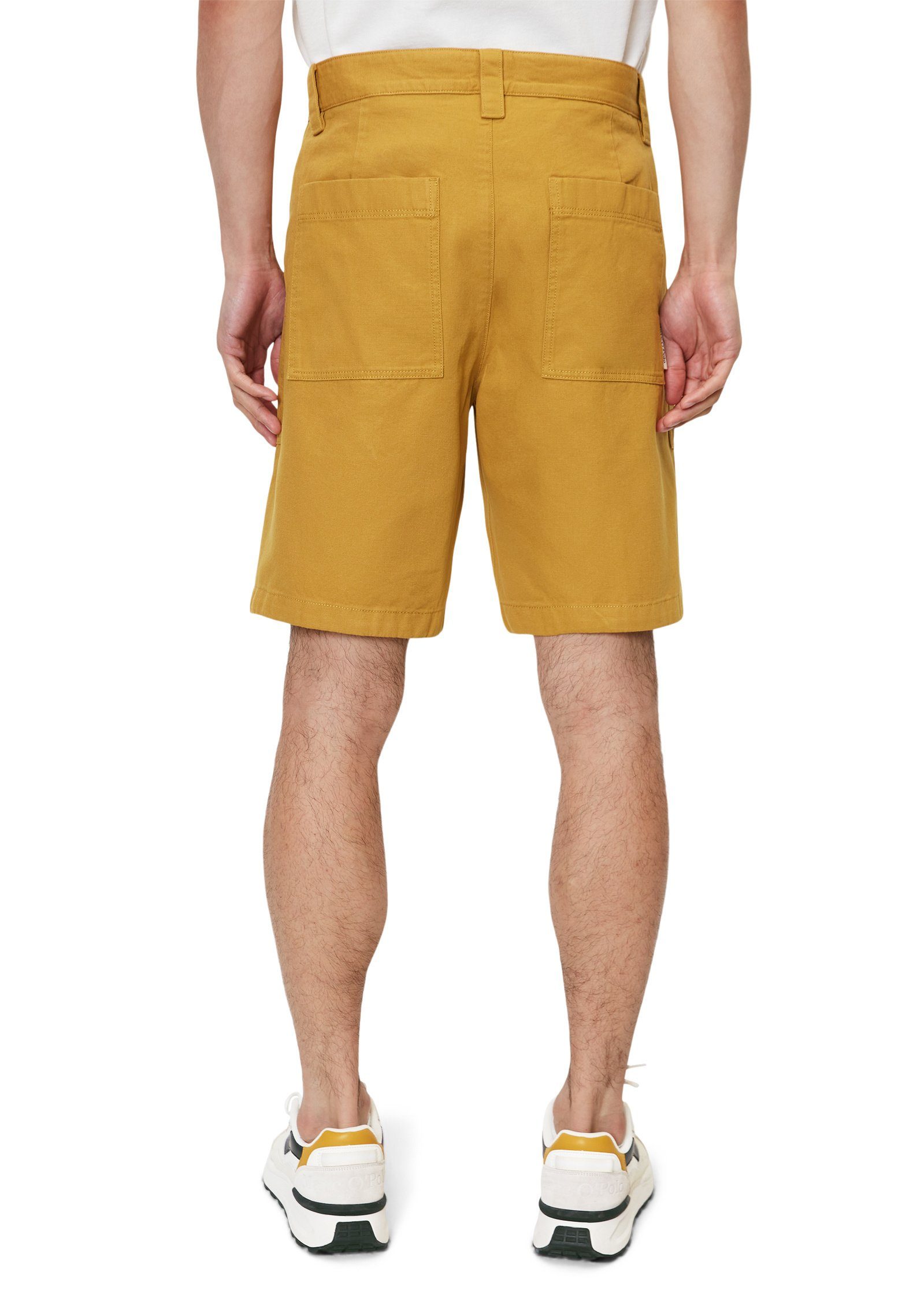 Canvas Marc dunkelgelb O'Polo Shorts sommerlichem aus