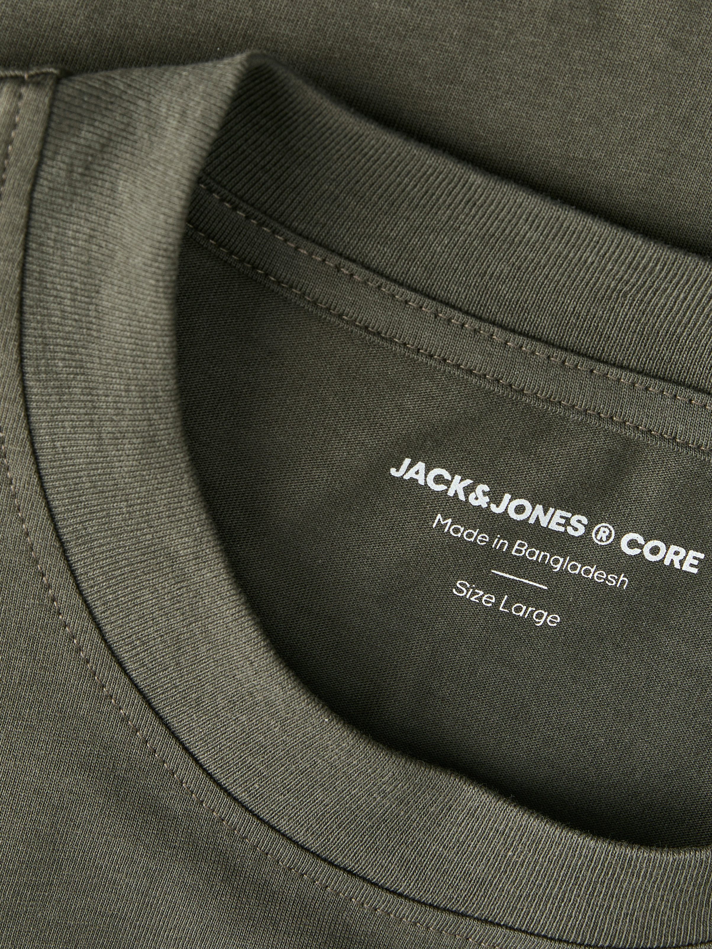 Jack & Jones PlusSize T-Shirt JCOECHO GRAPHIC BACKPRINT SS TEE FST PLS Baumwolle – Bild 3 von 4