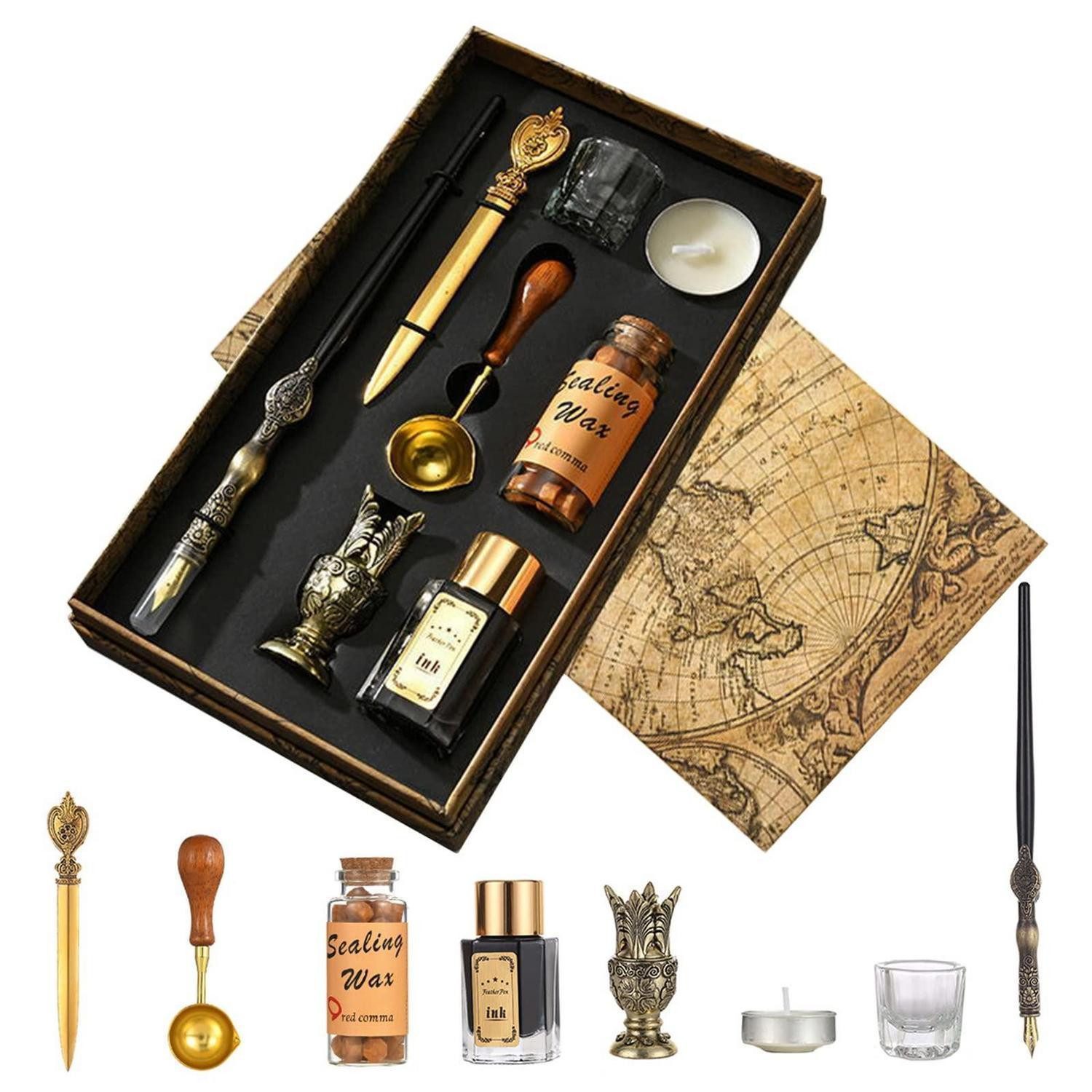 LuxusKollektion Kalligraphie-Stift Kalligraphie Set Antik Bronze