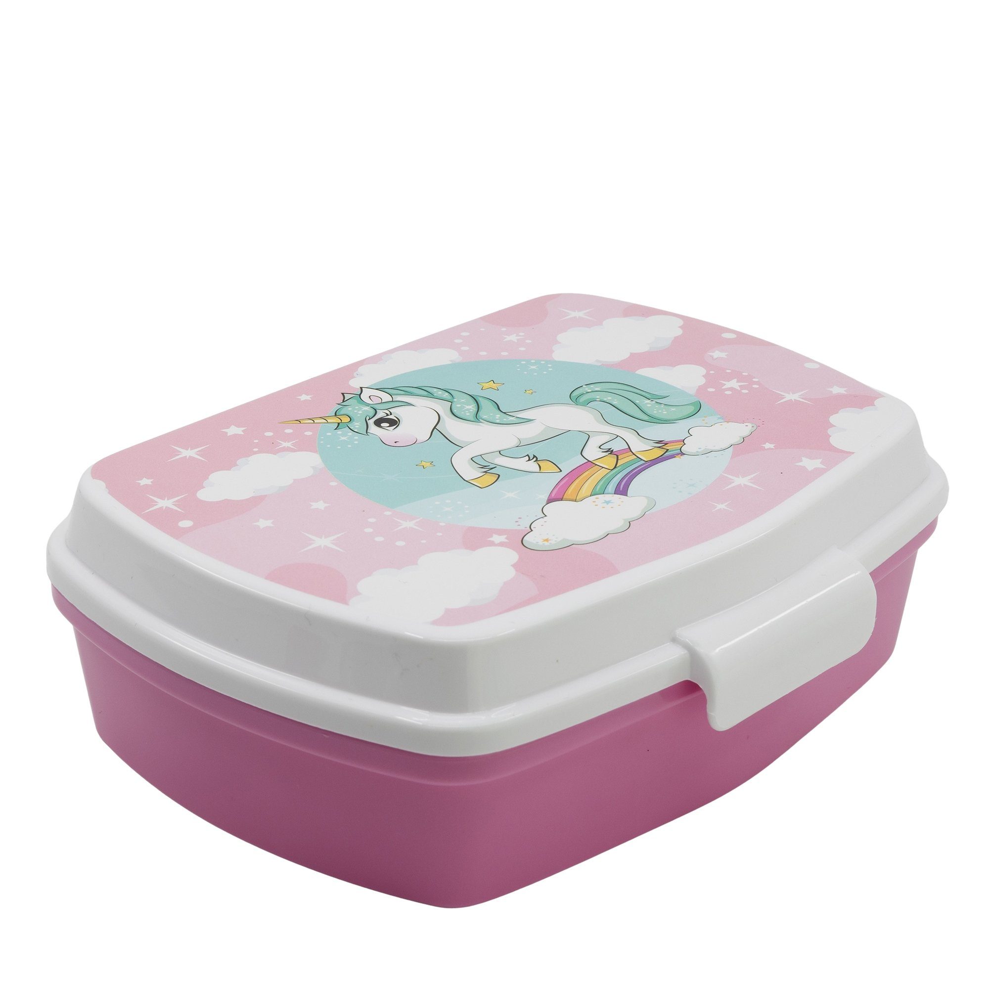 Einhorn Unicorn ml 2 Trinkflasche 410 Lunch Lunchbox Brotdose Set Stor Kinder tlg.