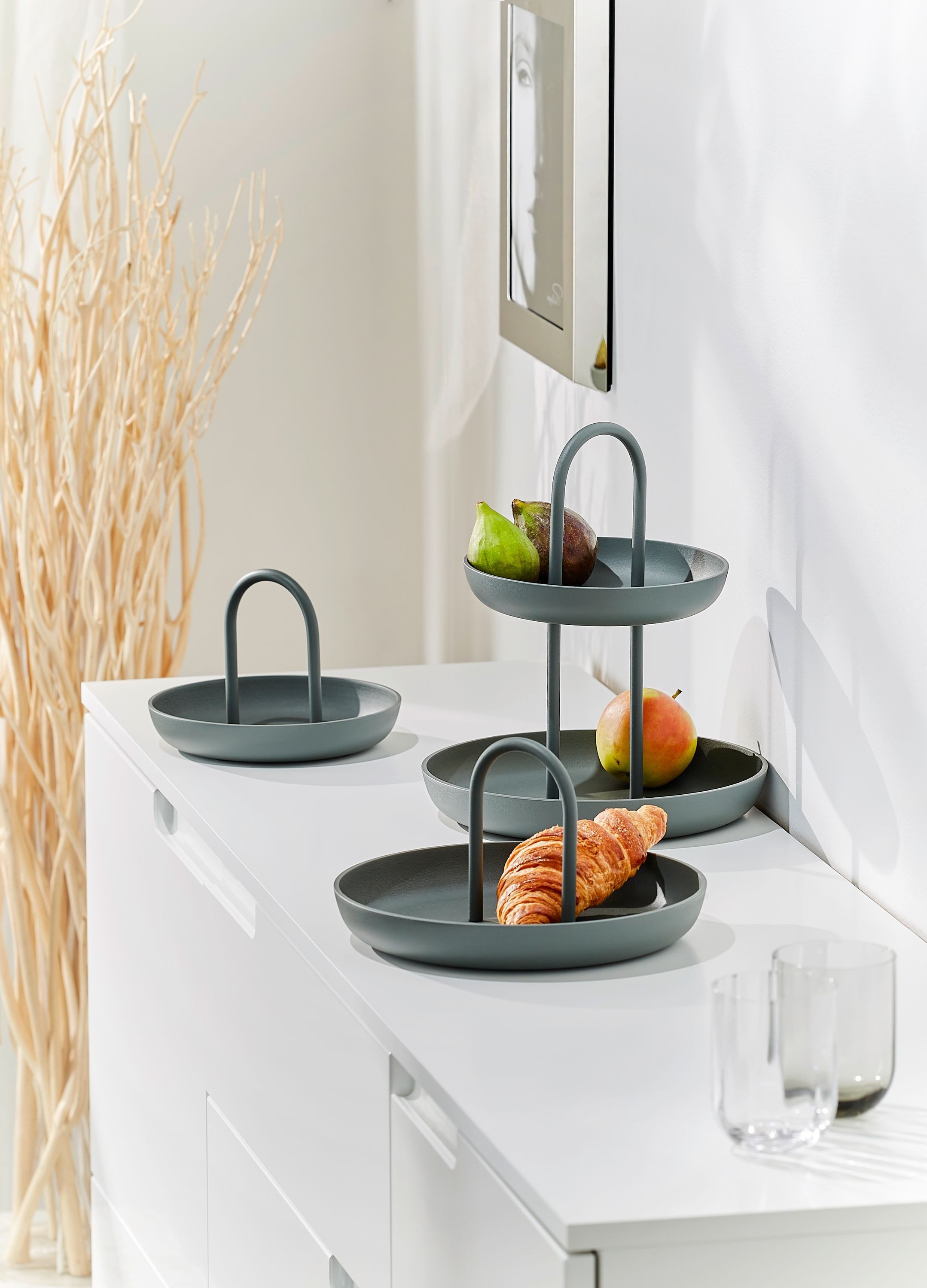 PHILIPPI Servierschüssel, Aluminium, Aluminium, Stahl, pulverbeschichtet